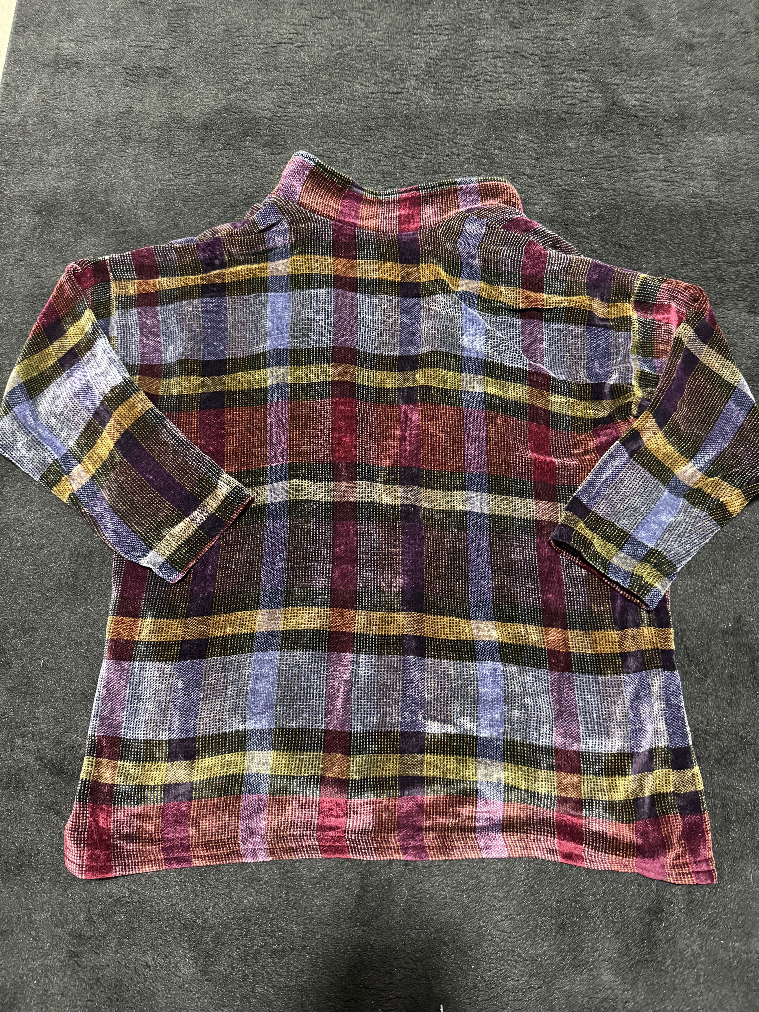 Vintage Vintage Loominus Handwovens Cardigans Rayon Shadow Plain Size XL / US 12-14 / IT 48-50 - 2 Thumbnail