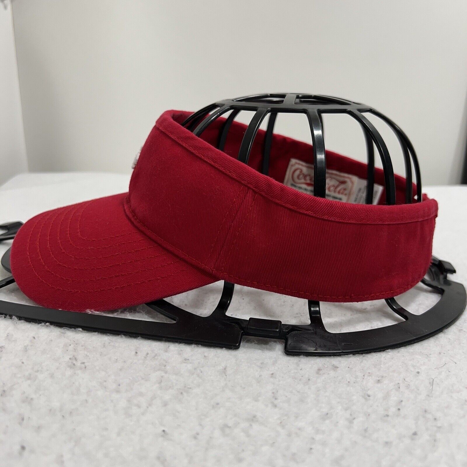 Coca Cola Coca-Cola Coke Visor Strapback Soda Logo Red American Needle Size ONE SIZE - 4 Thumbnail