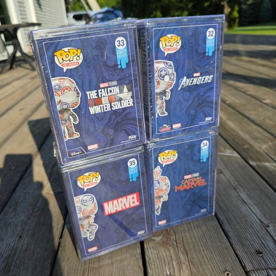 Marvel Comics Funko POP "Artist Series Marvel Patriotic Age Art" Lot Size ONE SIZE - 2 Thumbnail