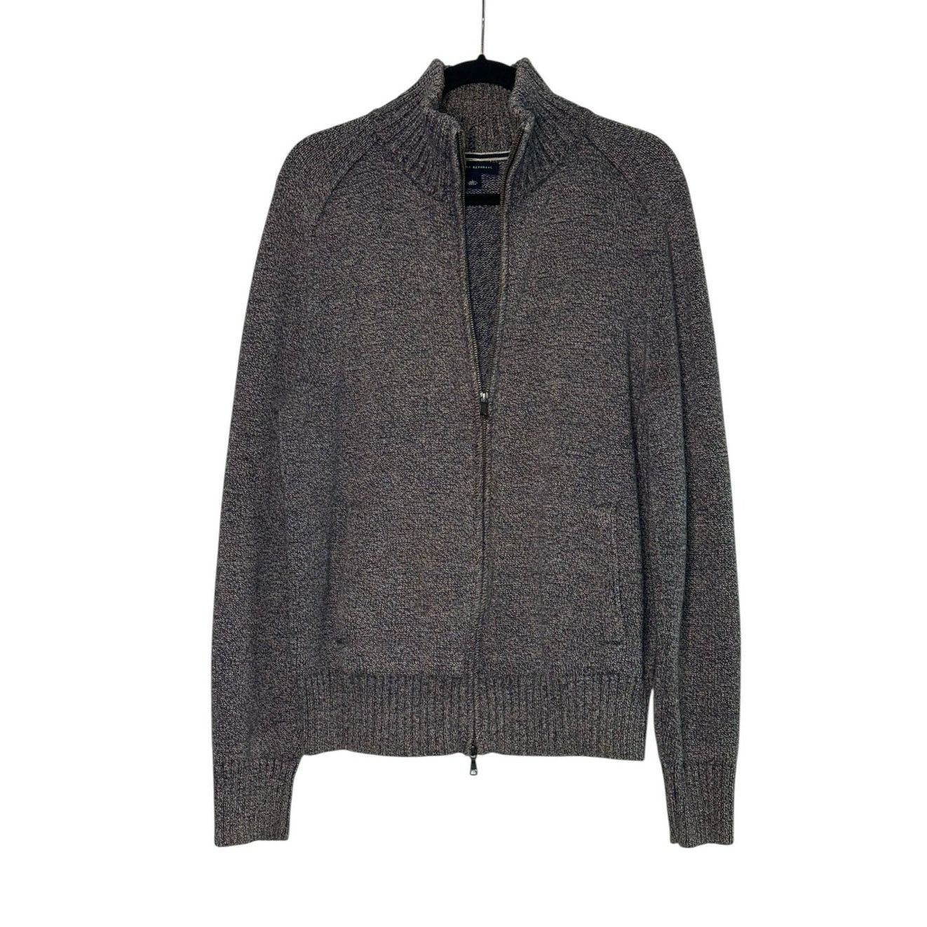 Banana Republic Banana republic blue zippered knit sweater jacket size Large Size US L / EU 52-54 / 3 - 1 Thumbnail