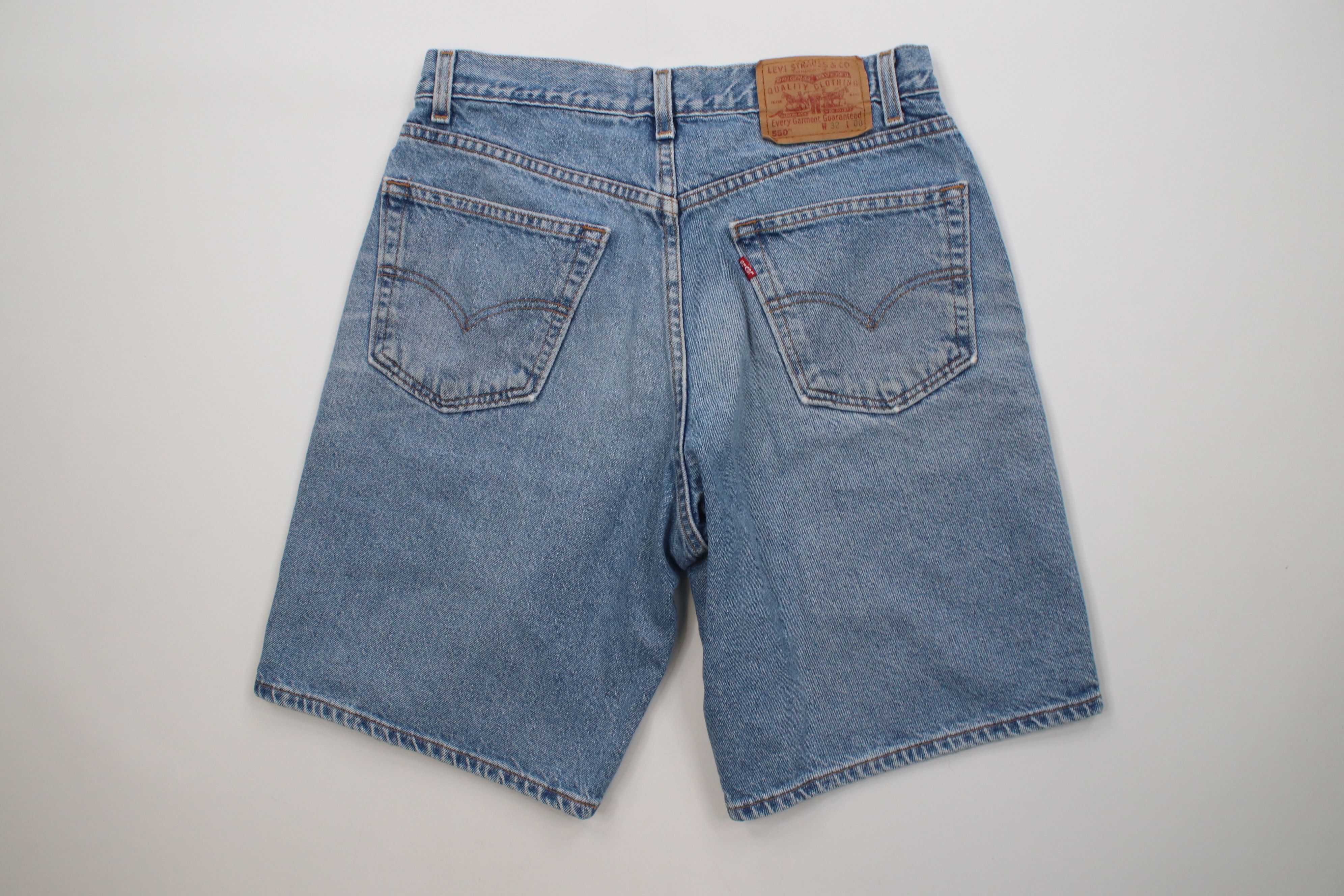 Levi's Vintage Y2K 2001 Levis 550 Fit Denim Jean Shorts Jorts Size US 32 / EU 48 - 11 Thumbnail