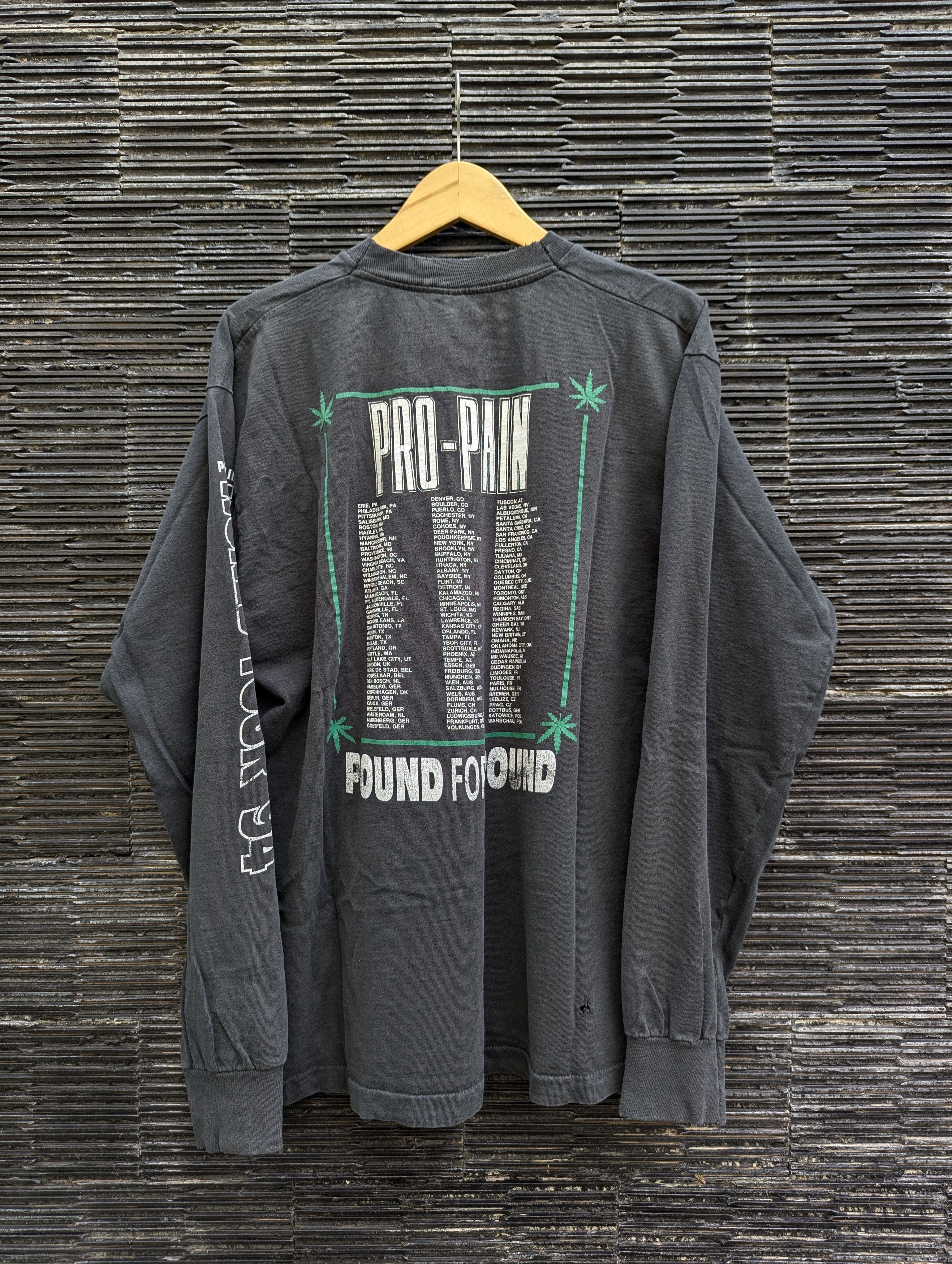 Band Tees Pro Pain Tour 1994 Size US XL / EU 56 / 4 - 2 Thumbnail
