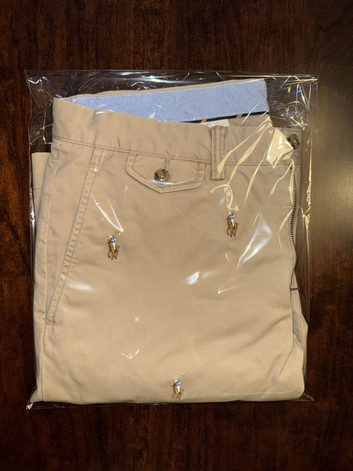 image of Men’S Polo Ralph Laurent Multi Pony Jeans in Beige, Men's (Size 34)