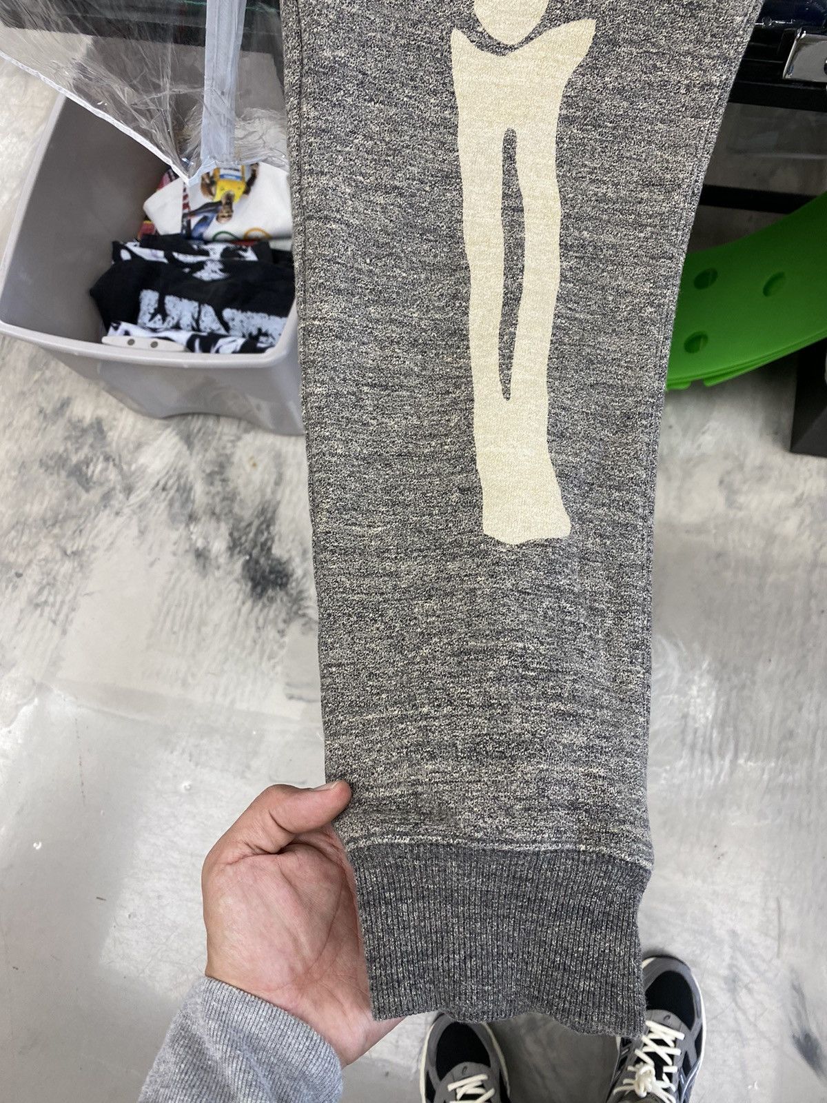 Kapital Kapital bones fleece sweatpants grey skeleton authentic Size US 32 / EU 48 - 12 Thumbnail