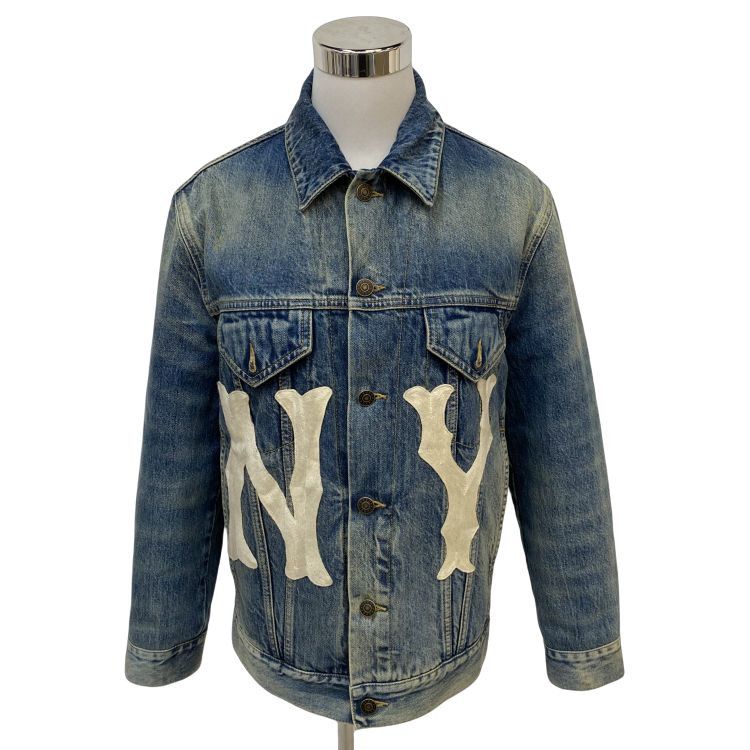 Gucci Gucci NY Yankees Denim Jacket Size 40 Size S / US 4 / IT 40 - 1 Thumbnail