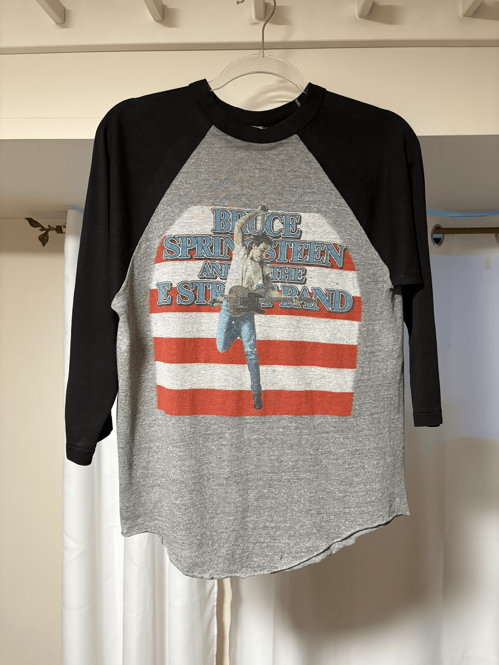 Signal Sport Vintage 84 Bruce Springsteen Baseball Tour Raglan T