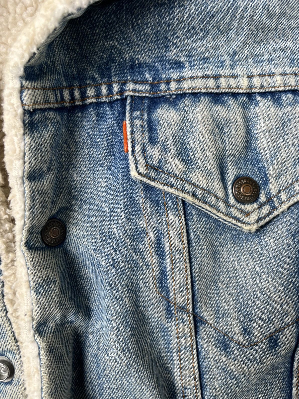 Levi's × Levi's Vintage Clothing 70s Levi’s Sherpa Trucker jacket Size US L / EU 52-54 / 3 - 3 Thumbnail