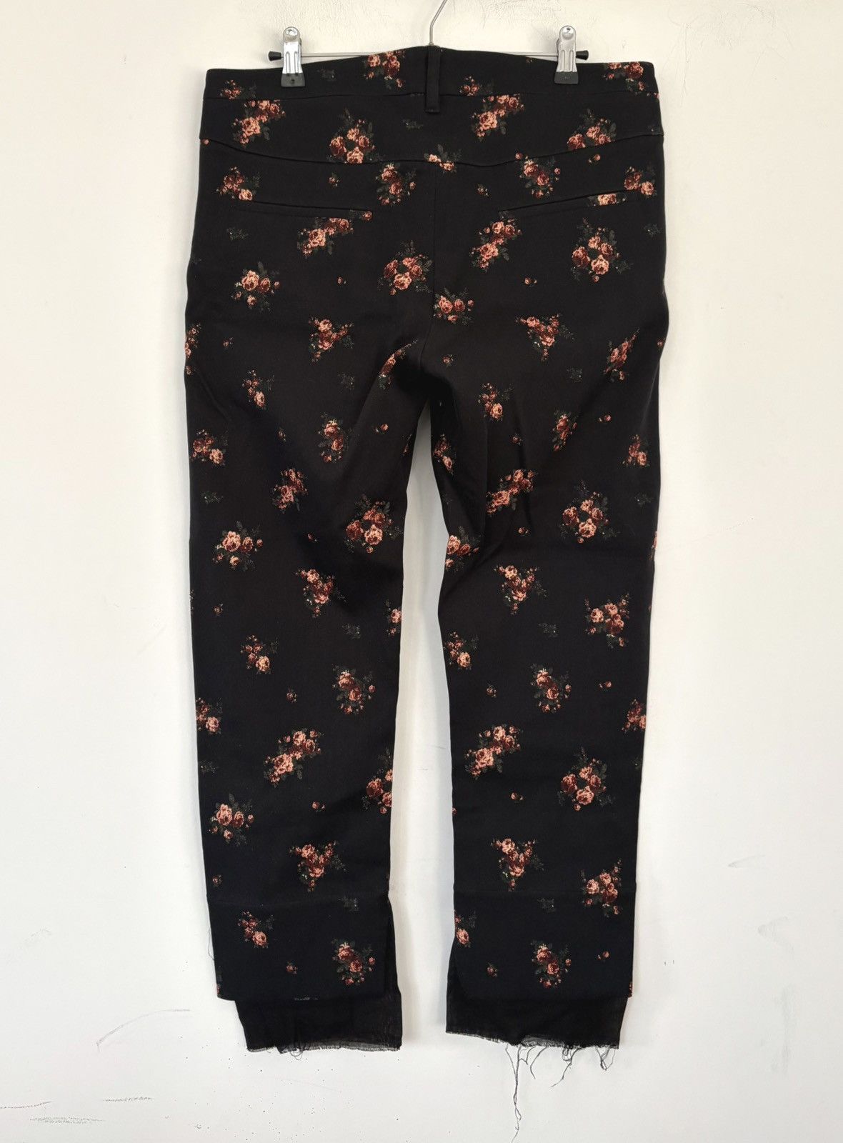 Ann Demeulemeester AW19 floral jacquard pants with double cuffs Size US 32 / EU 48 - 3 Thumbnail