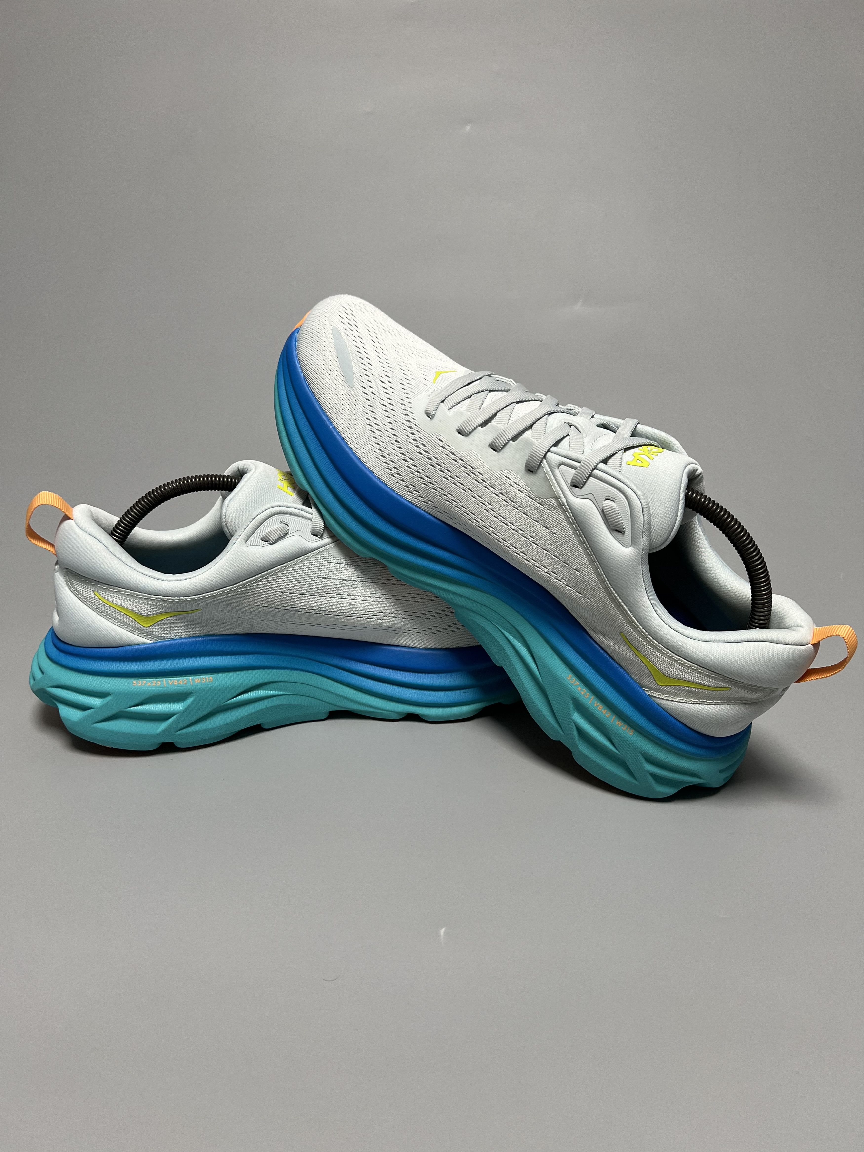Hoka 12D Hoka One One Bondi 8 Men's Running Shoes Walking Gym Size US 12 / EU 45 - 5 Thumbnail