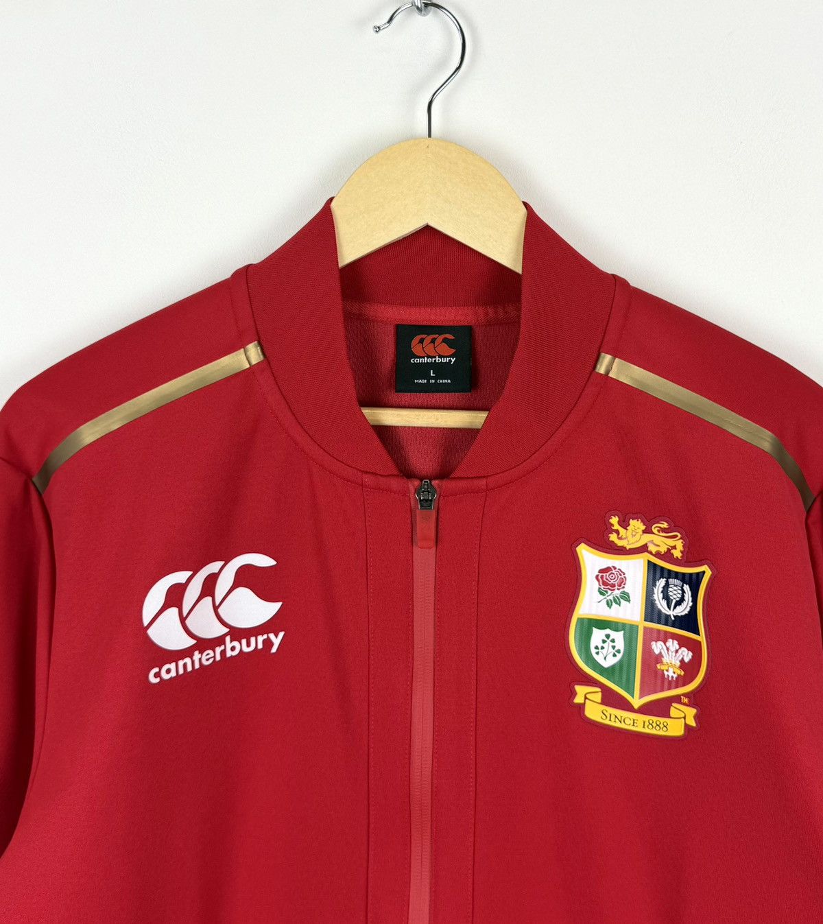 Canterbury of New Zealand Canterbury British and Irish Lions Rugby Anthem Jacket Red Size US L / EU 52-54 / 3 - 2 Thumbnail