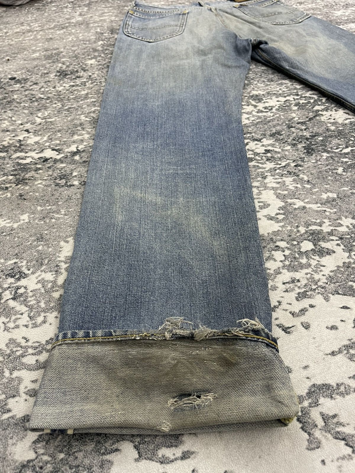 Lee Vintage Lee Riders Selvedge Distressed Denim Size US 30 / EU 46 - 14 Thumbnail