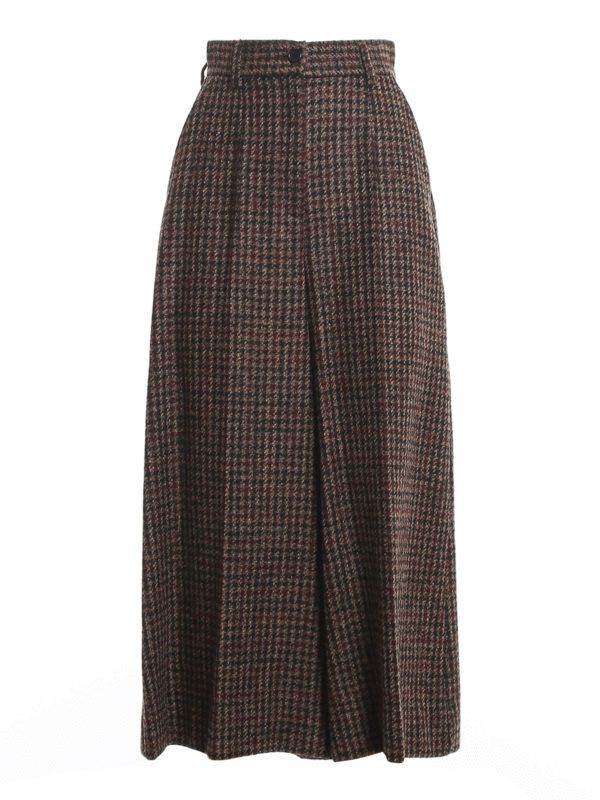 Dolce & Gabbana o1y0925 Midi Skirt in Brown Size 27" / US 4 / IT 40 - 1 Thumbnail
