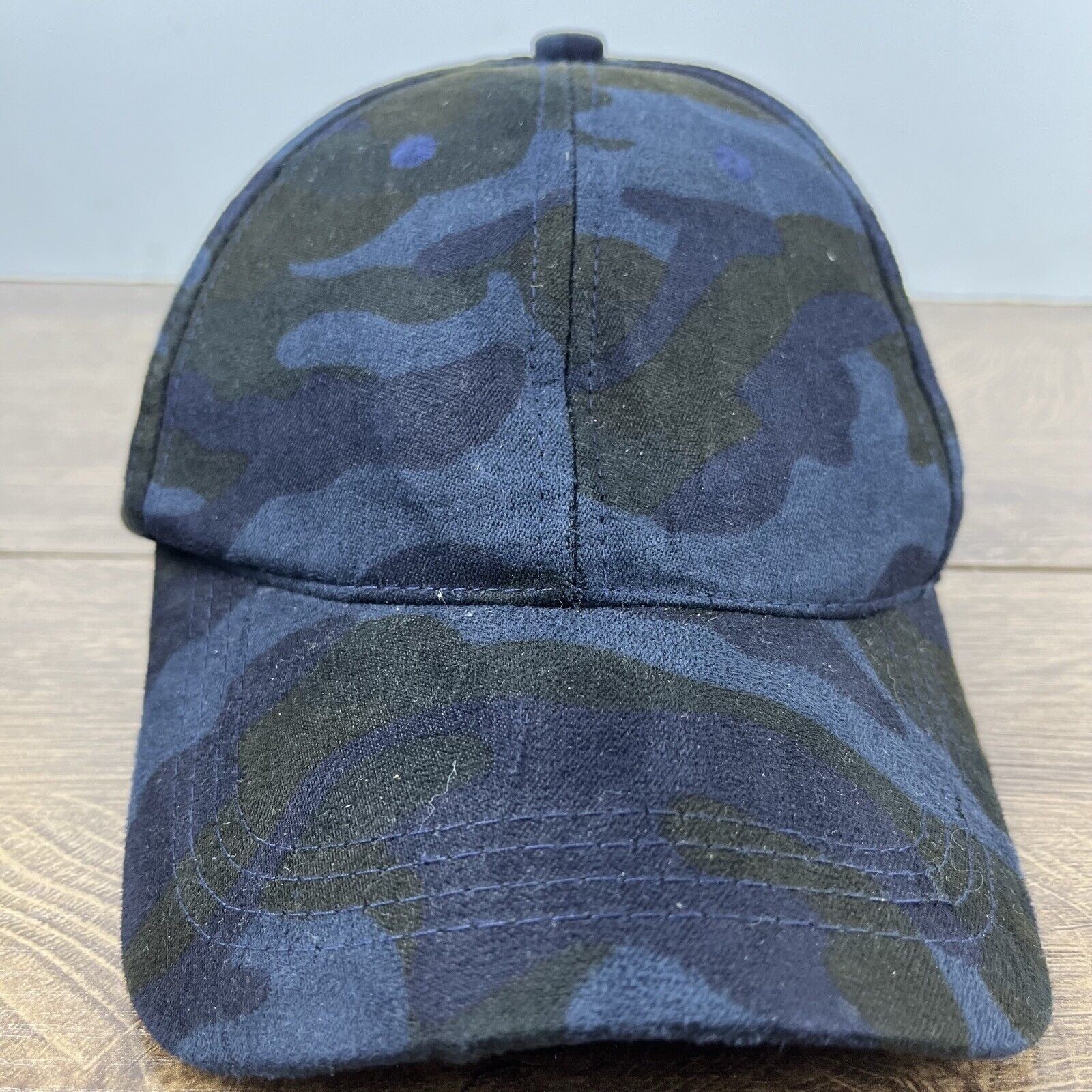 Other Black Blue Camo Hat Black Camo Baseball Hat Adjustable Hat B Size ONE SIZE - 2 Thumbnail