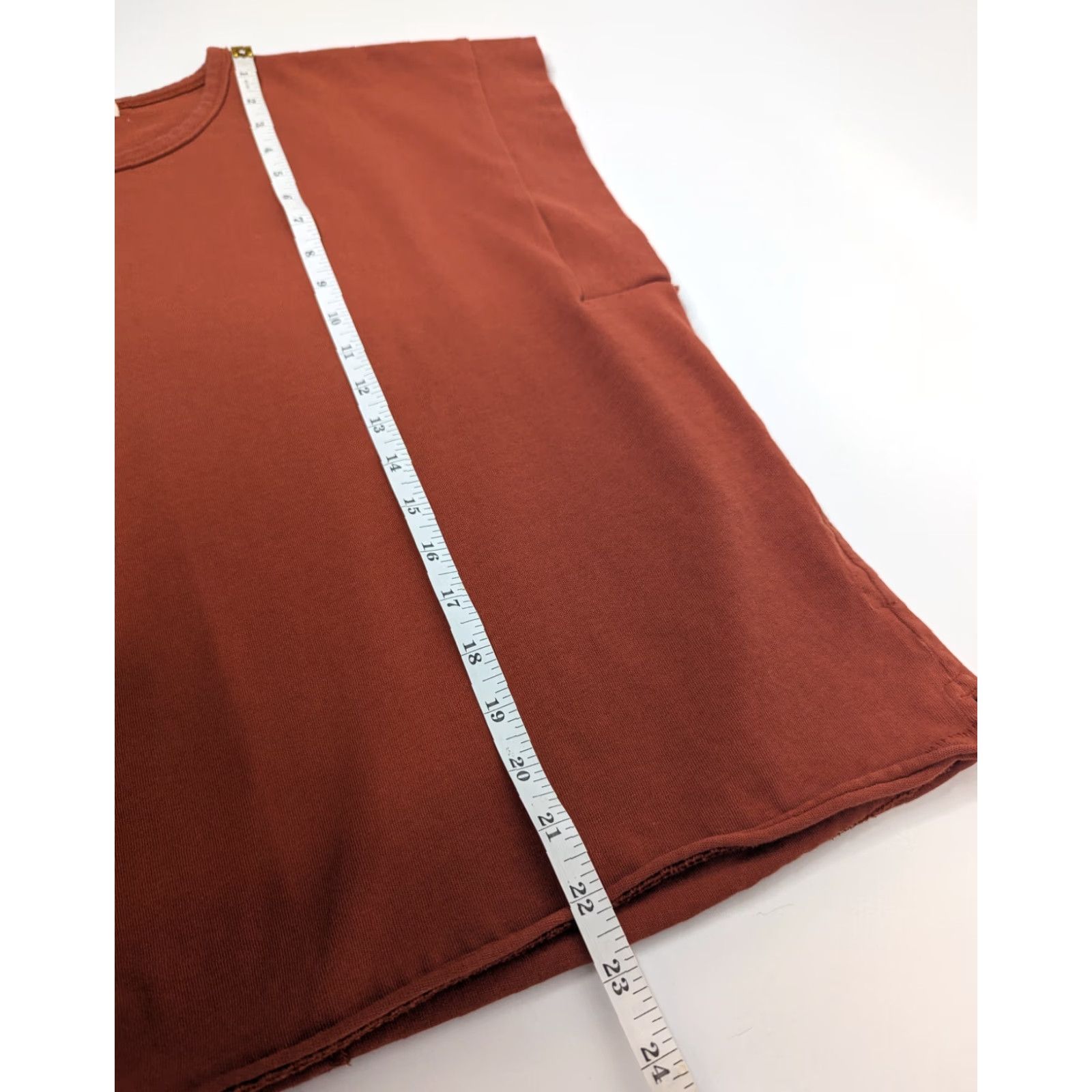 Rag & Bone RAG & BONE Ryder Muscle Tee In Paprika Women's M Organic Cotton Peru Shirt Women M Paprika Size M / US 6-8 / IT 42-44 - 7 Thumbnail