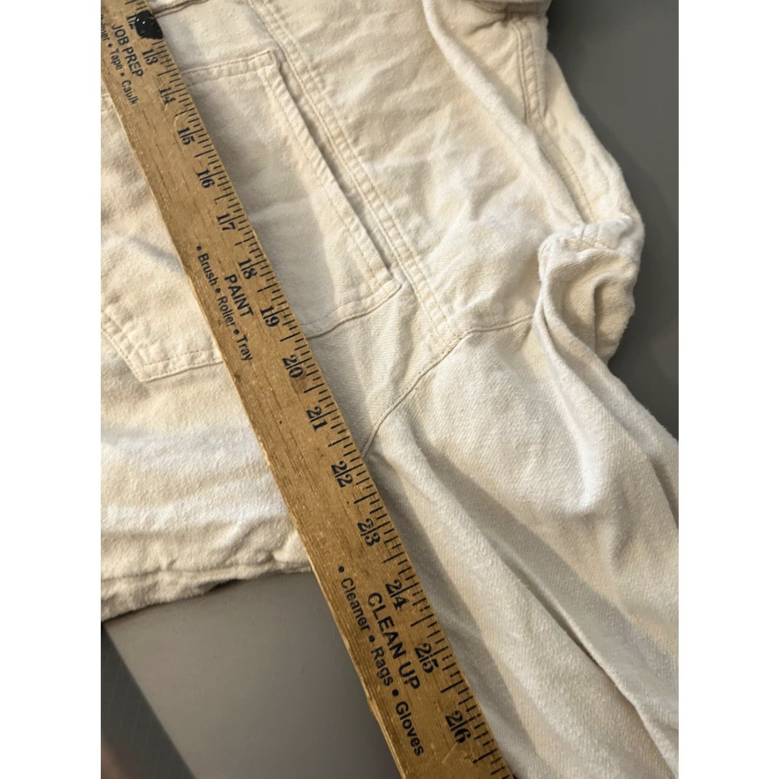Vintage Aerie Womens Button-Up Shirt Ivory Long Sleeve Front Pocket Size S Size S / US 4 / IT 40 - 5 Thumbnail