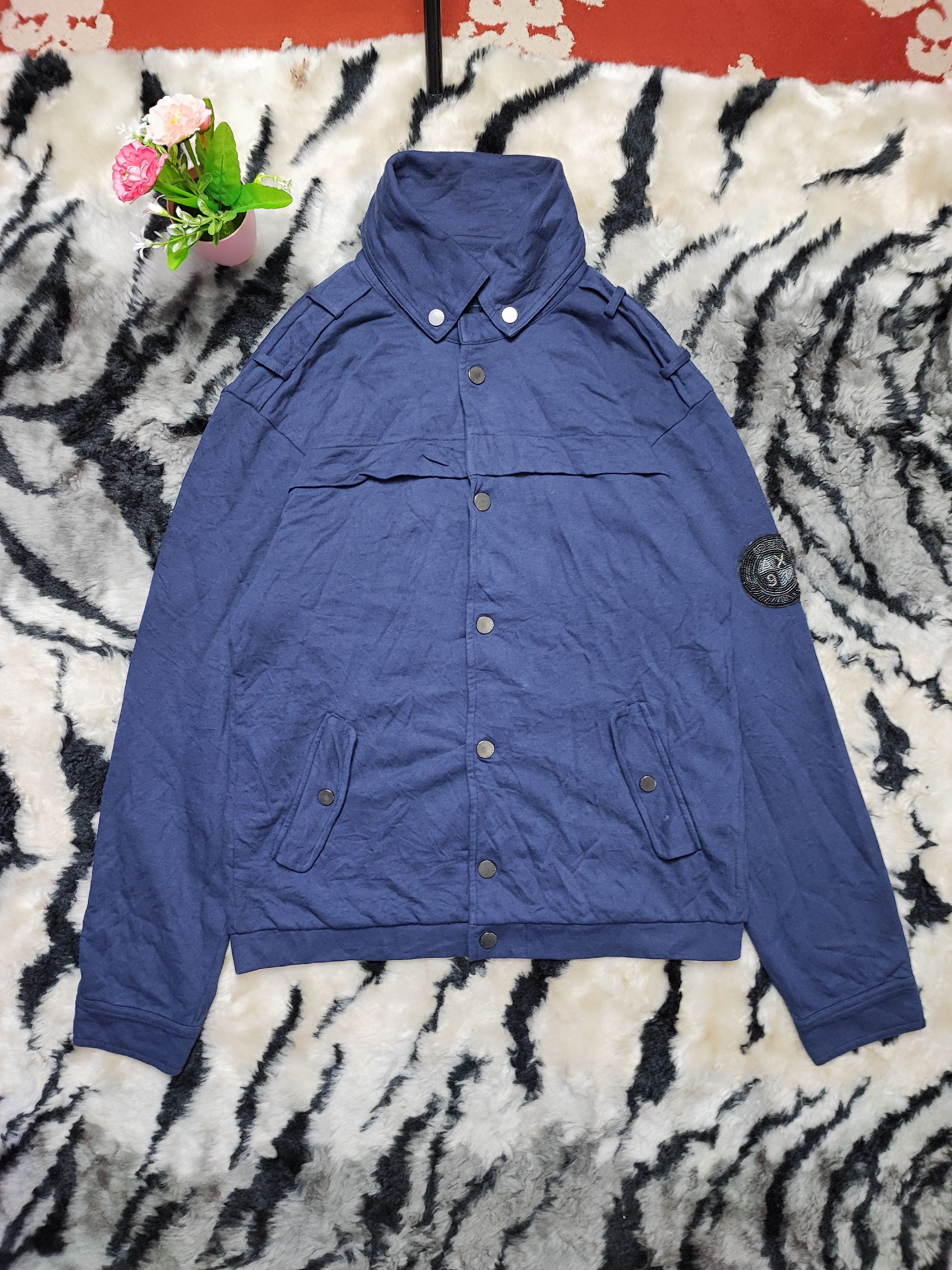 Armani Exchange × Giorgio Armani Vintage Armani Exchange Bomber Varsity Jacket Size US M / EU 48-50 / 2 - 2 Thumbnail
