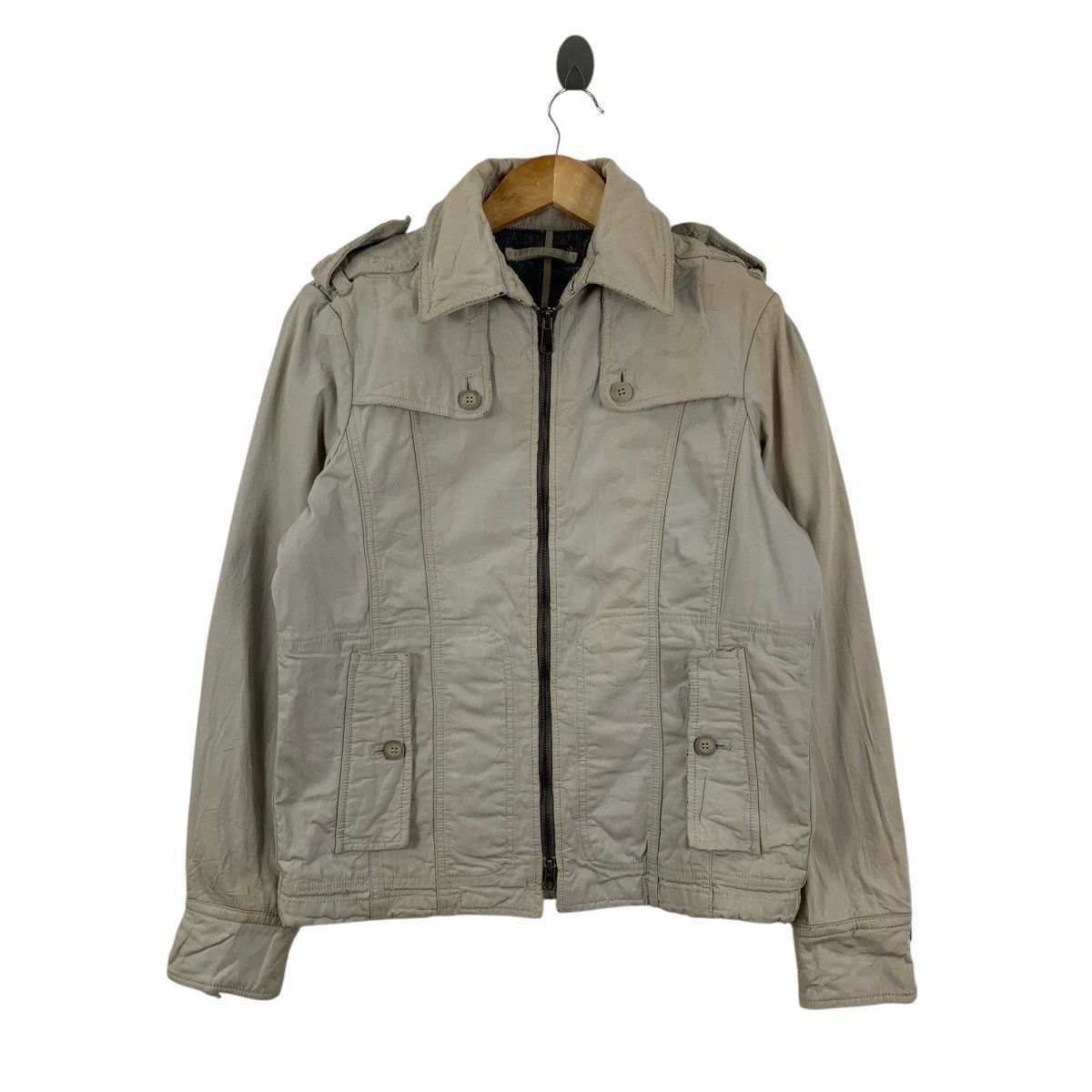 Japanese Brand TAKEO KIKUCHI Japanese Brand Rider Bike Cotton Jacket Size US M / EU 48-50 / 2 - 1 Thumbnail