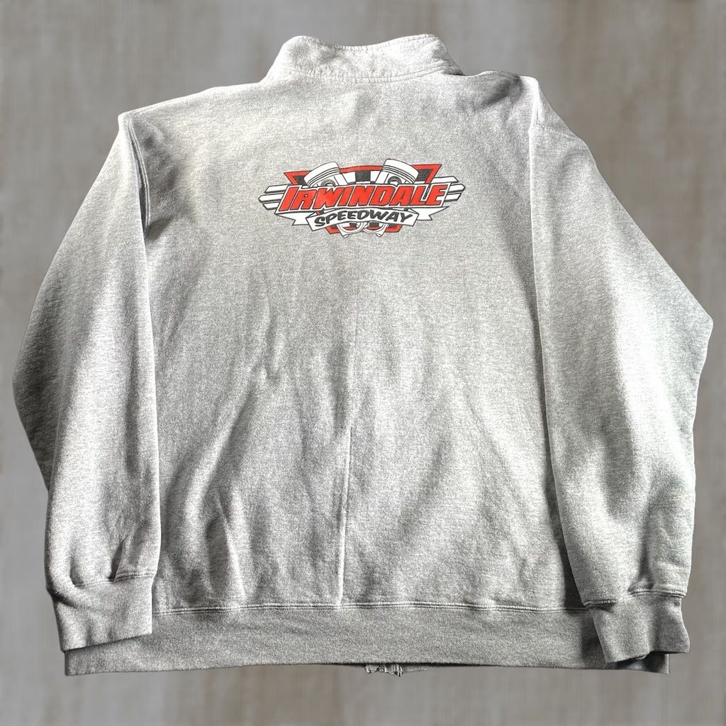 Fox Racing IRWINDALE Speedway Jacket Mens 2XL California Racing CAR Racing Gray Zip Up Men Jacket Size US XXL / EU 58 / 5 - 1 Thumbnail