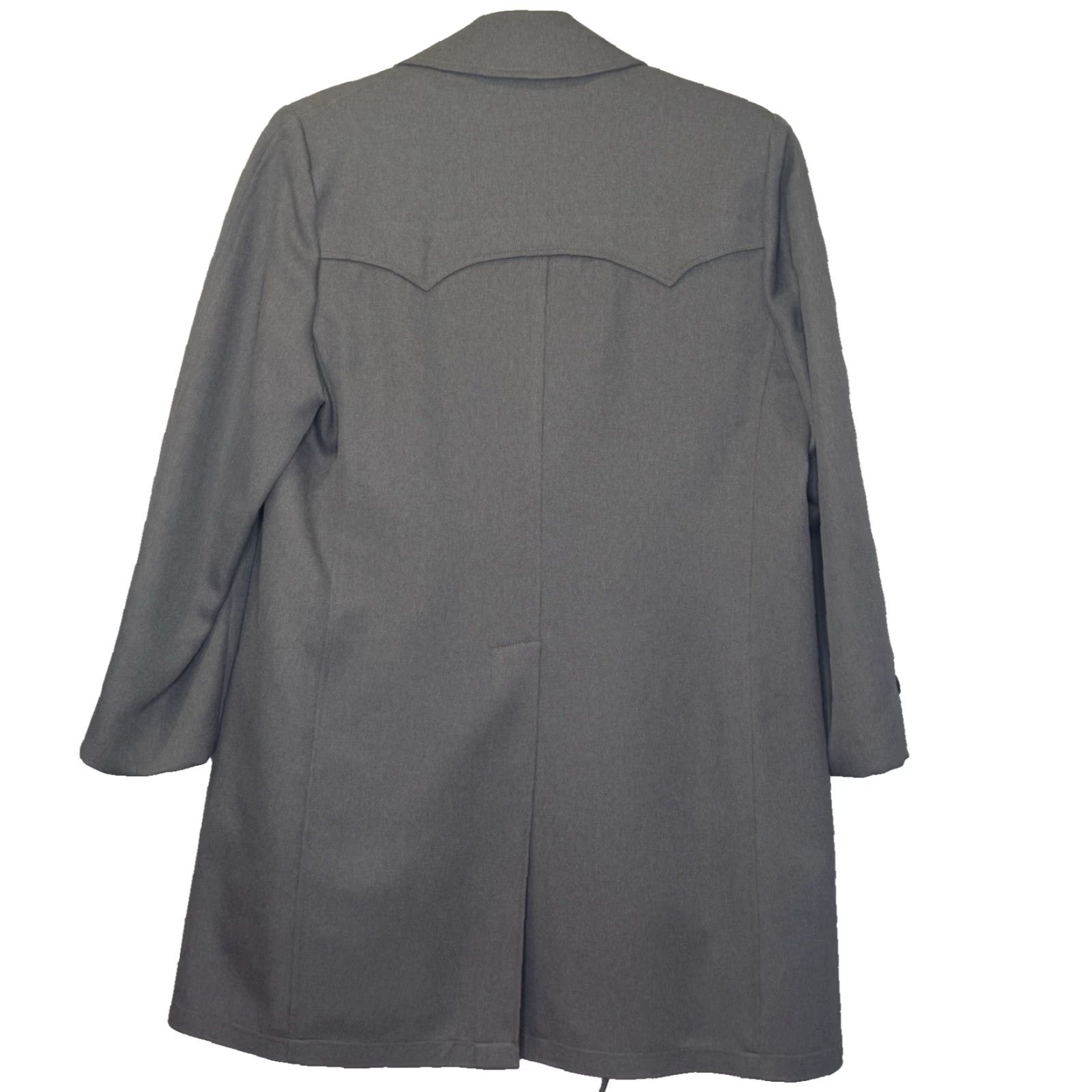 Greats VINTAGE Great Dane Year Round Coat Mens Jacket L Gray Western Style Mid-Length Size US L / EU 52-54 / 3 - 5 Thumbnail