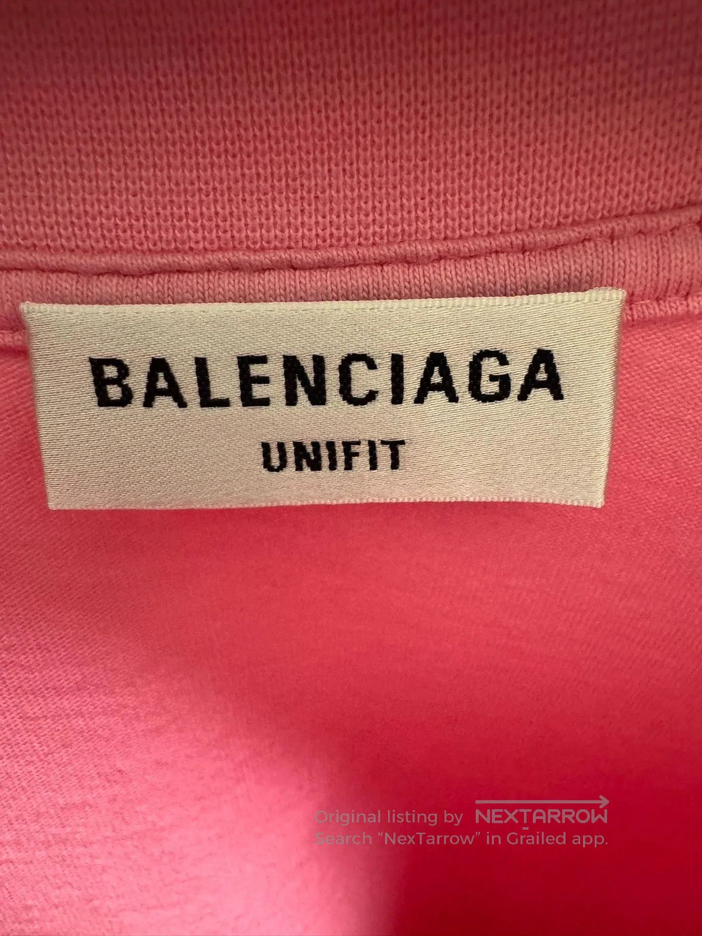 Balenciaga balenciaga ss22 pink logo short sleeve t-shirt. Size US L / EU 52-54 / 3 - 7 Thumbnail