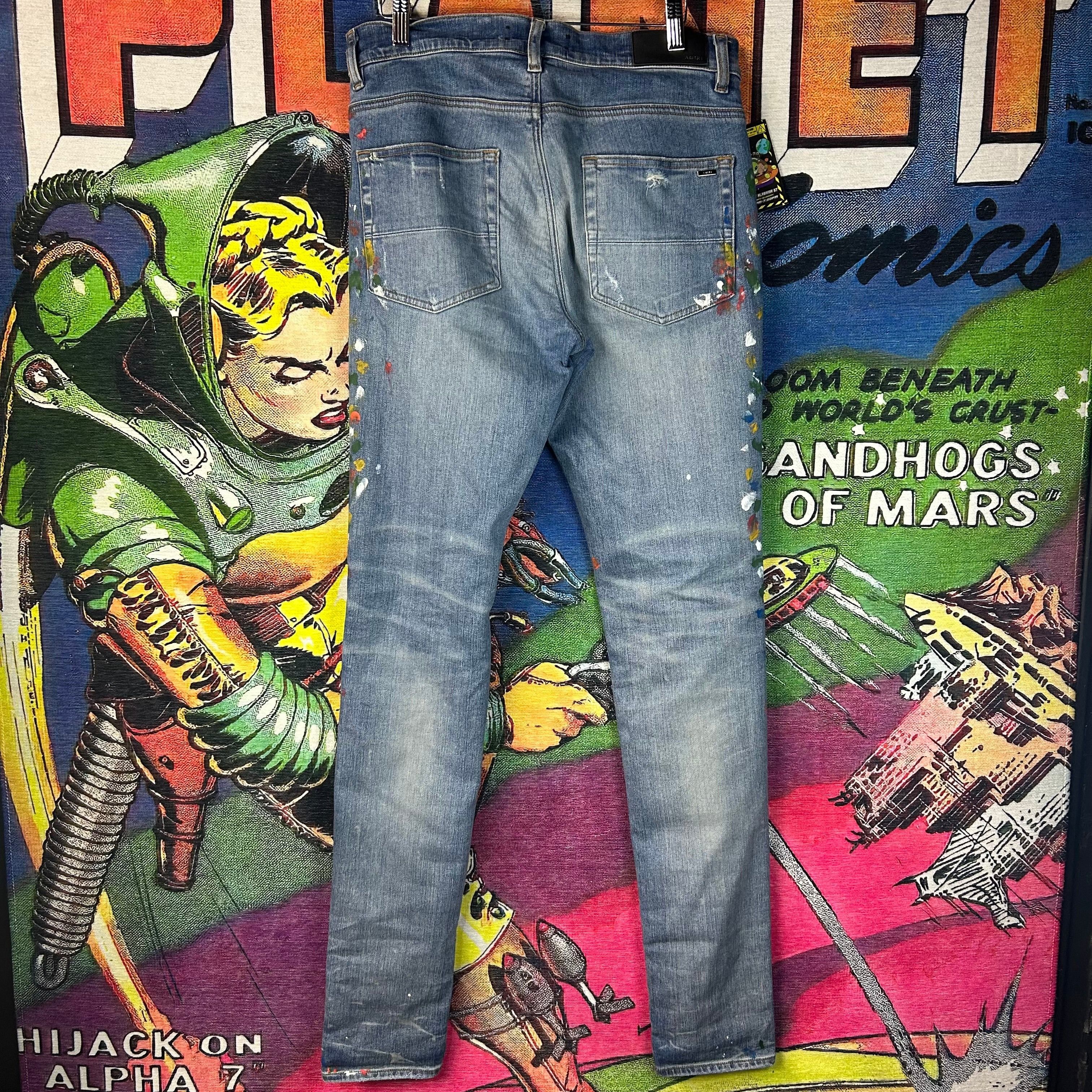Amiri Amiri Skinny Painter Jeans Size 31” Size US 31 - 2 Thumbnail