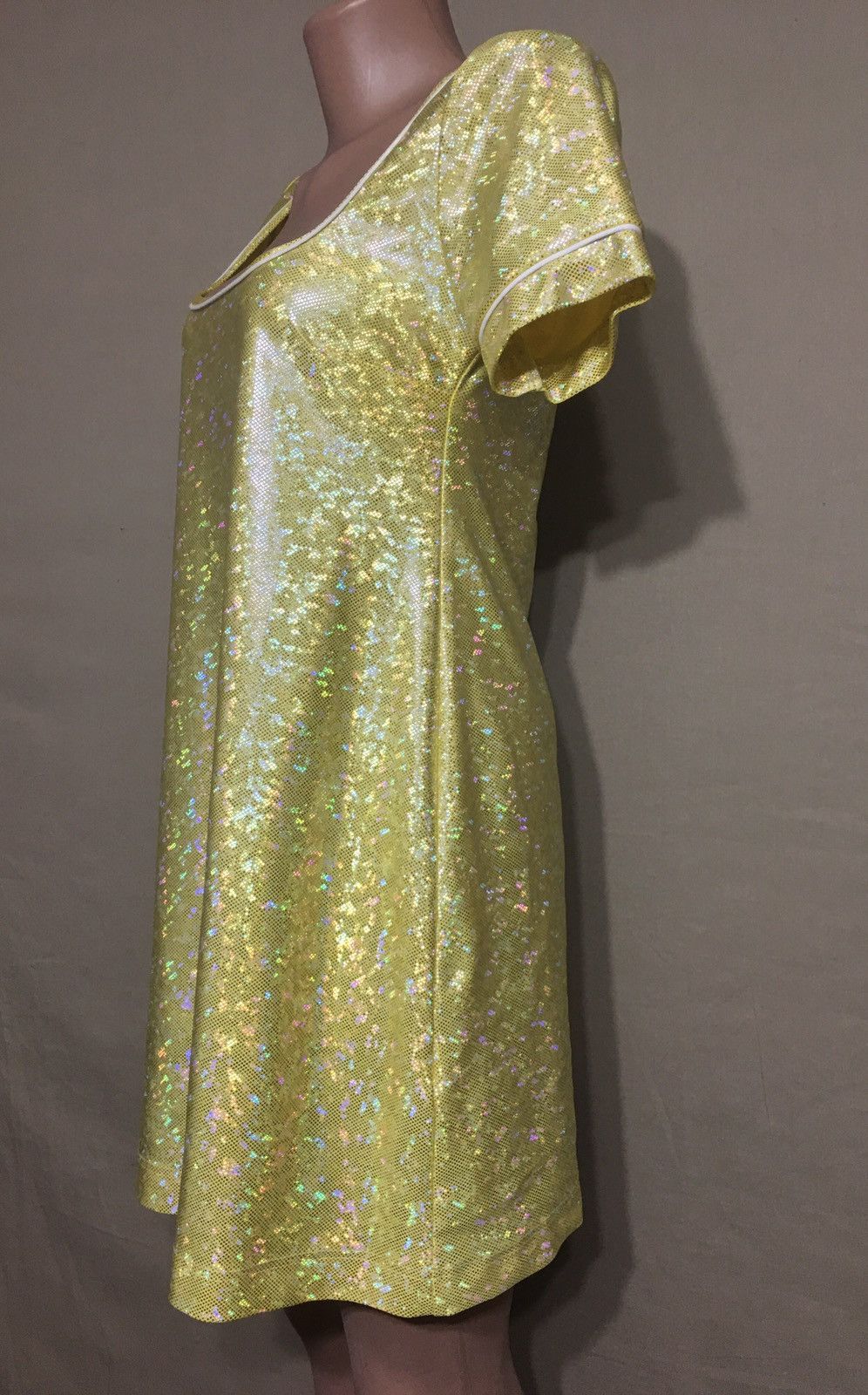 Saks Potts Saks Potts Yellow Citrus Shimmer Vision Dress Size 2/ S Size S / US 4 / IT 40 - 7 Thumbnail