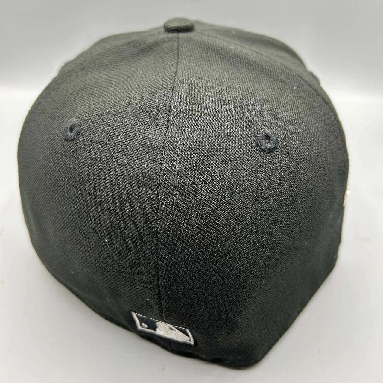 New Era Los Angeles LA Dodgers Hat Men 7 3/8 Black Red MLB Fitted Size ONE SIZE - 8 Thumbnail