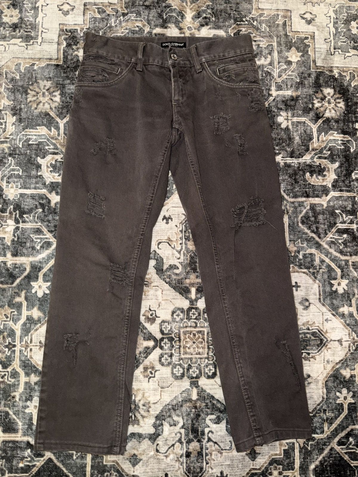 Dolce & Gabbana Dolce & Gabana distressed pants Size 30" / US 8 / IT 44 - 1 Thumbnail