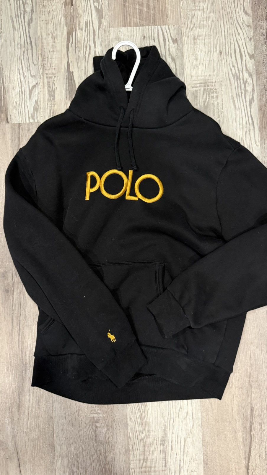 Polo Ralph Lauren Polo RL black and gold Logo hoodie. Size US M / EU 48-50 / 2 - 1 Thumbnail