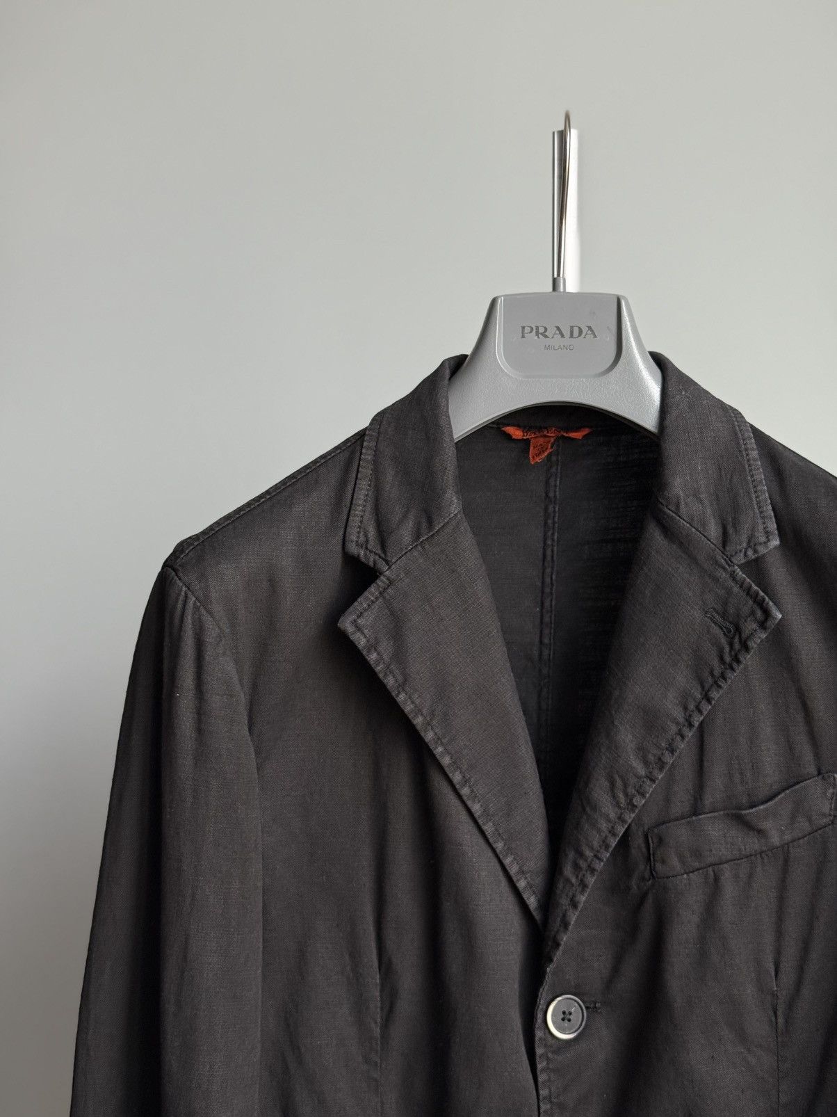 Barena Barena Venezia Garment-Dyed Linen blend twill Blazer Size 40R - 7 Thumbnail