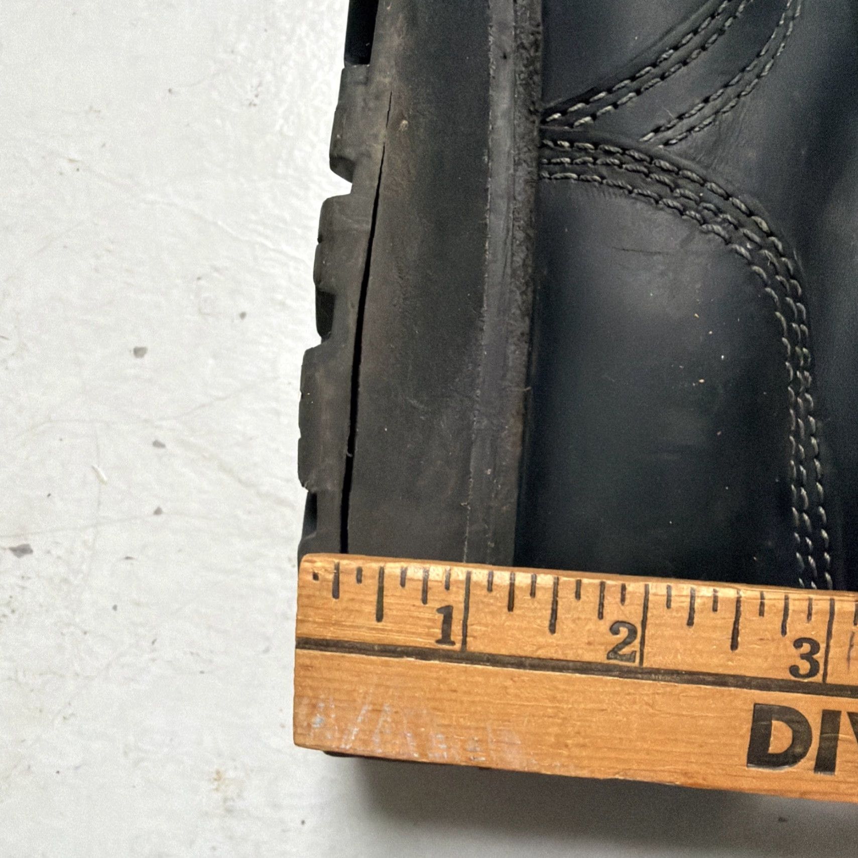 Vintage White’s Boots Perry Moc Toe Black Leather Made In USA 8.5 D Mens Work Boots Black Leather Perry Moc Toe USA 8.5 D Size US 9 / EU 42 - 7 Thumbnail