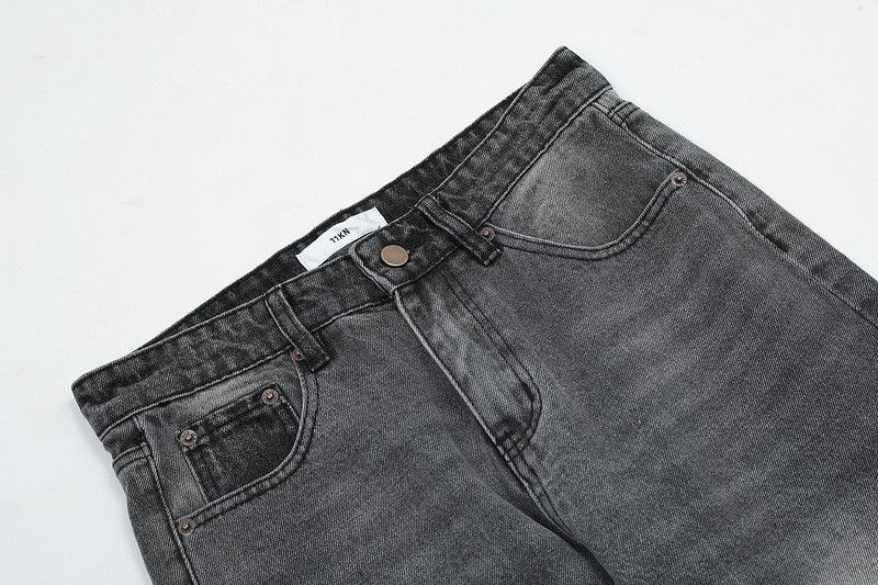 Japanese Brand × Jean High street washed stitching cargo flared wide-leg jeans Size US 32 / EU 48 - 2 Thumbnail