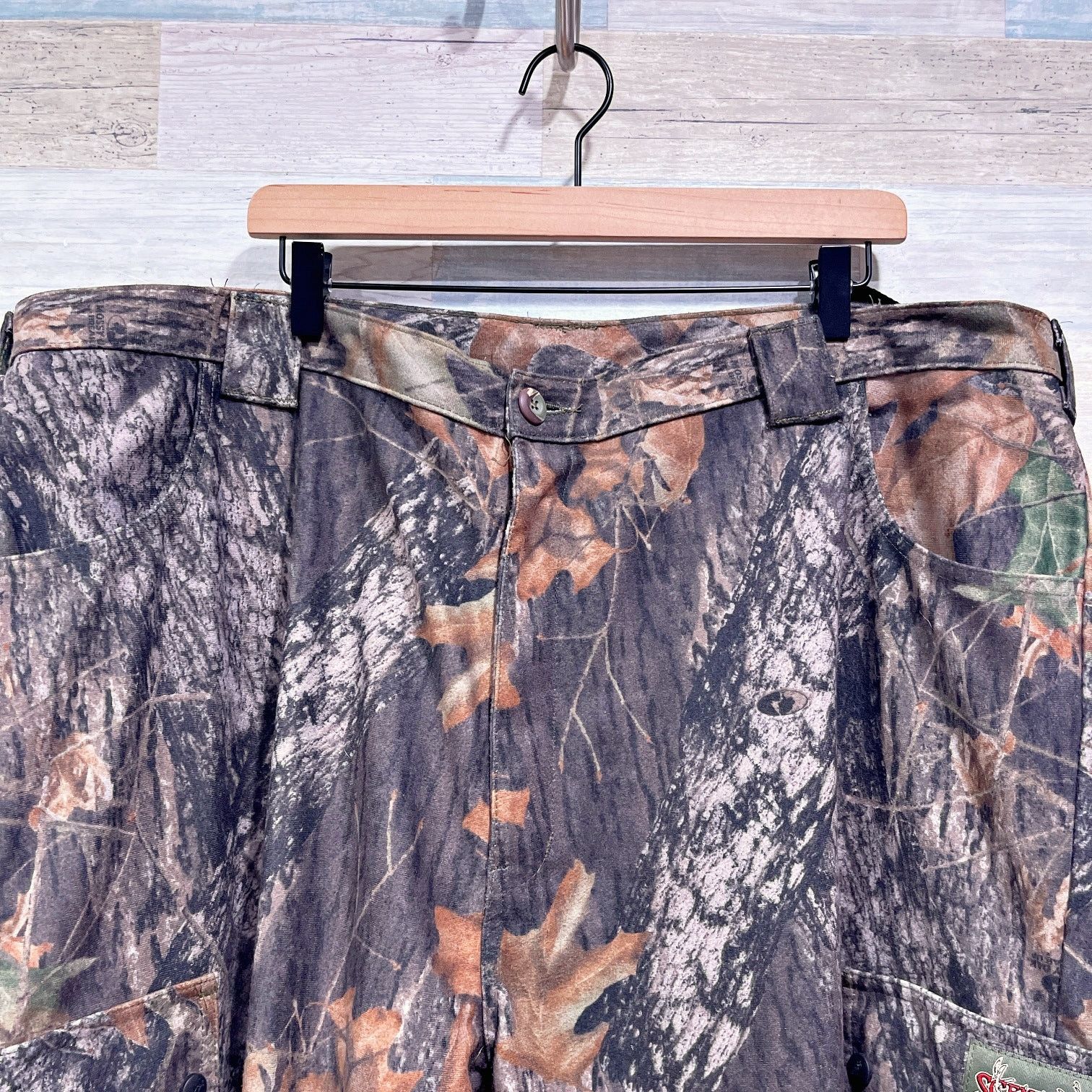 Cabelas Scentlok Mossy Oak Break Up Fleece Hunting Pants Brown 3XL Size US 44 / EU 60 - 2 Thumbnail