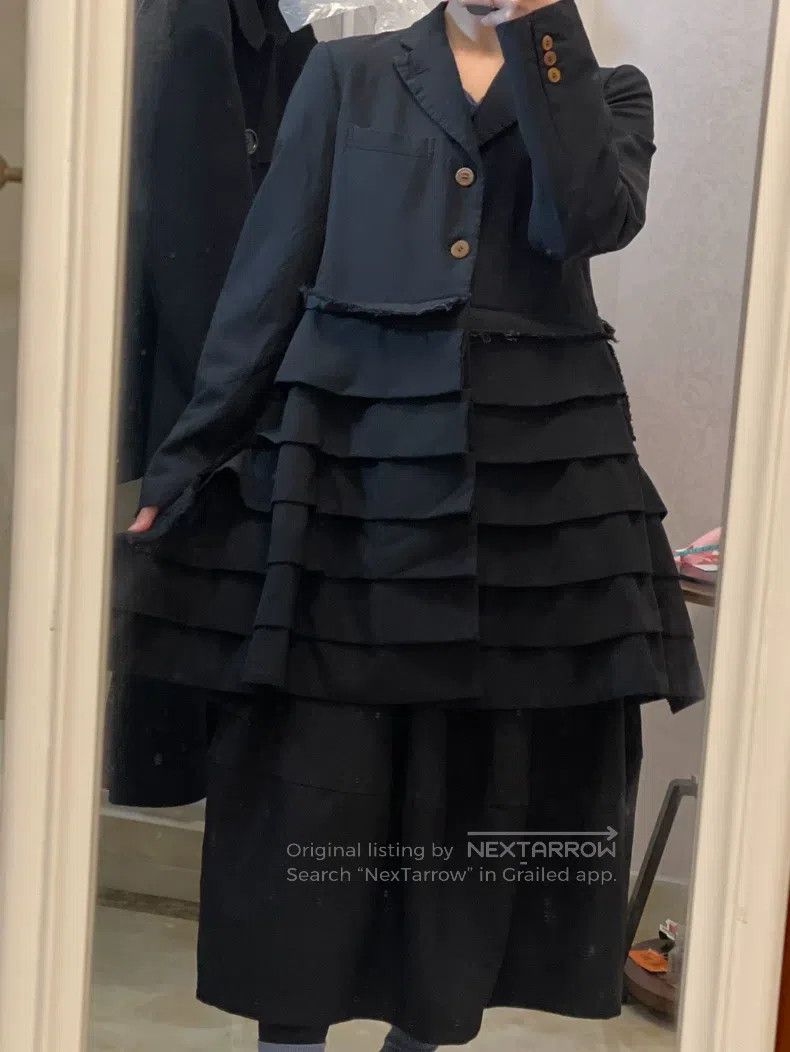 Comme des Garcons Comme Des Garcons Layered Blazer Size S / US 4 / IT 40 - 2 Thumbnail