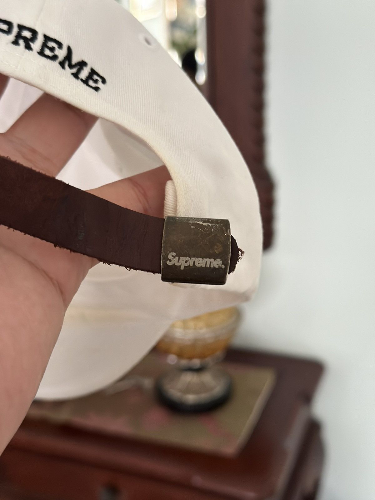 Supreme Supreme SS19 Raised Logo 6 Panel Hat Size ONE SIZE - 7 Thumbnail