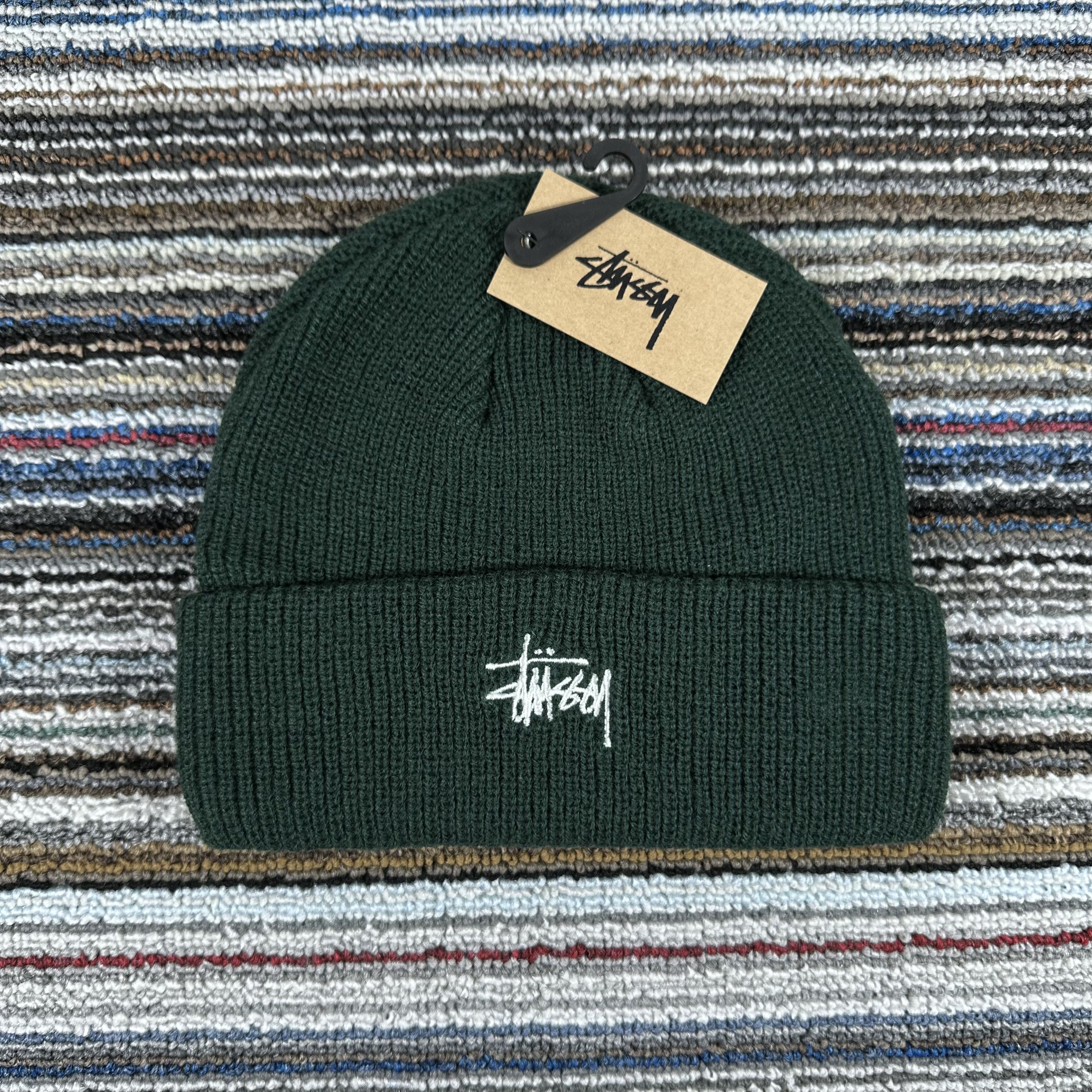 Stussy STUSSY BASIC CUFF BEANIE HAT / FOREST Size ONE SIZE - 1 Thumbnail