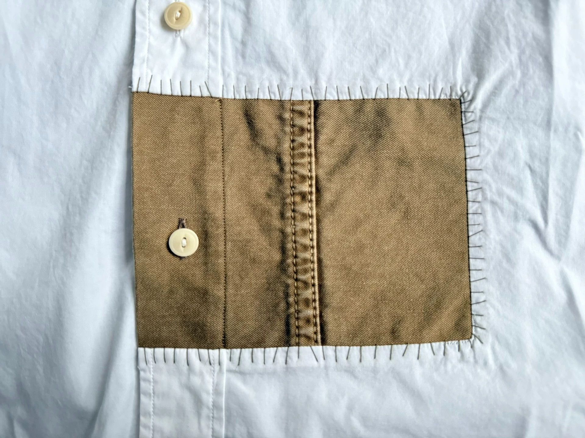 Visvim visvim 15aw fatigues b.d. shirts, L/S, patchwork shirt Size US M / EU 48-50 / 2 - 9 Thumbnail