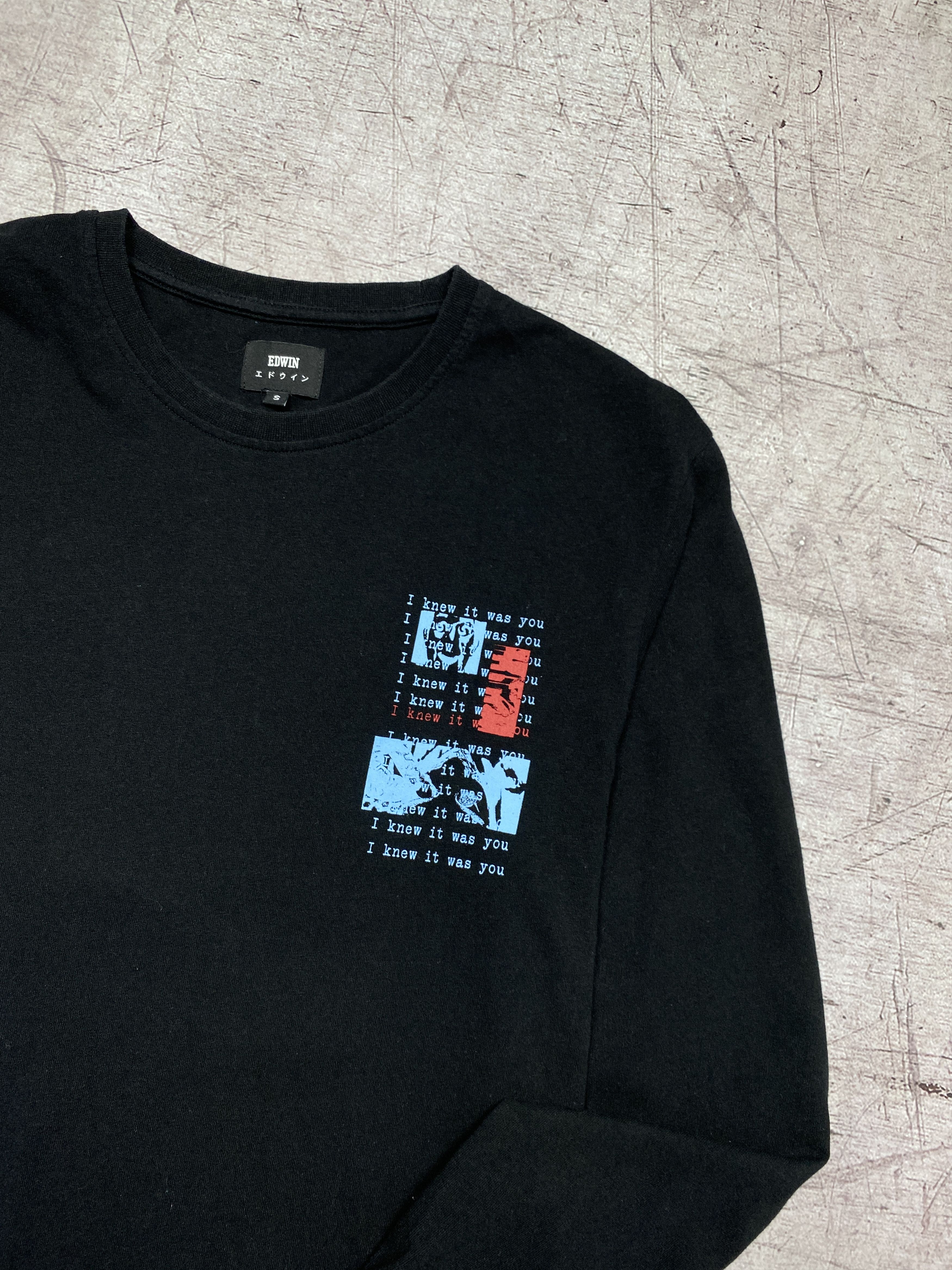 Edwin × Vintage Edwin Vintage Mens Long Sleeve T-Shirt Size US S / EU 44-46 / 1 - 2 Thumbnail
