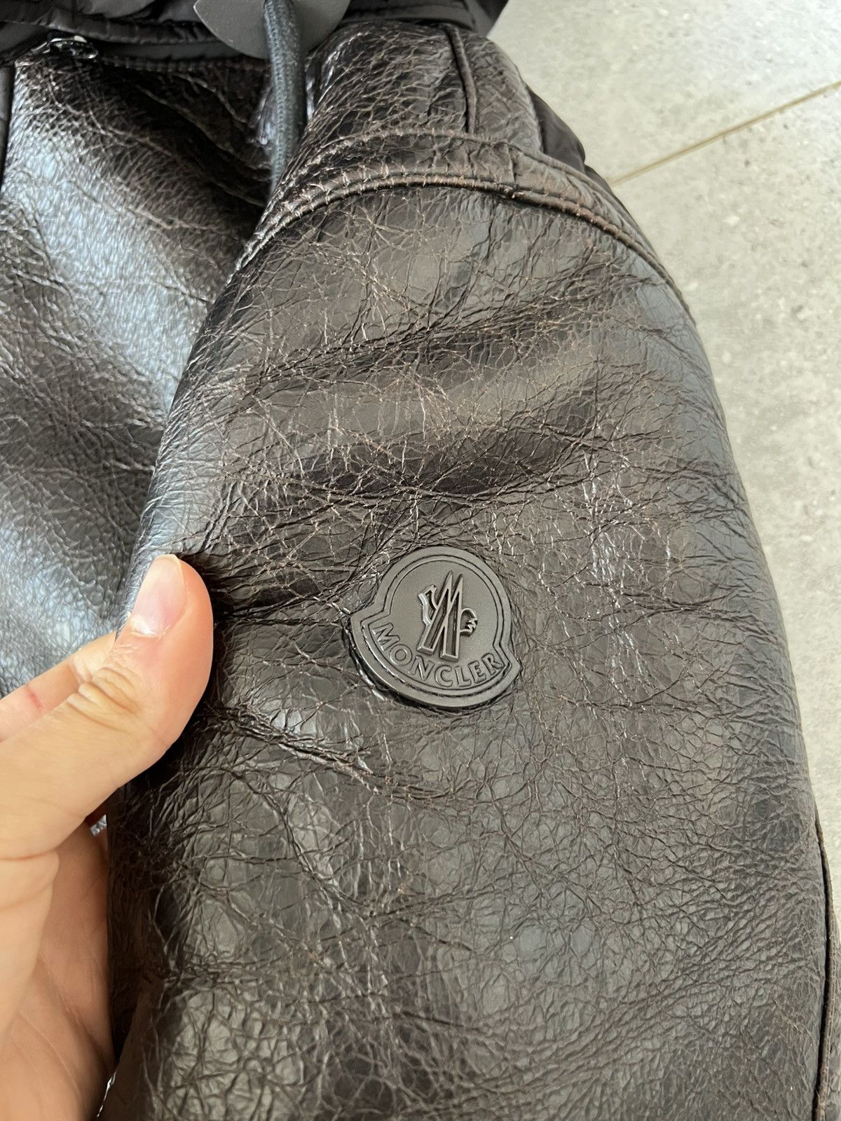 Moncler Real Leather and fur armand giubbotto Size US M / EU 48-50 / 2 - 3 Thumbnail