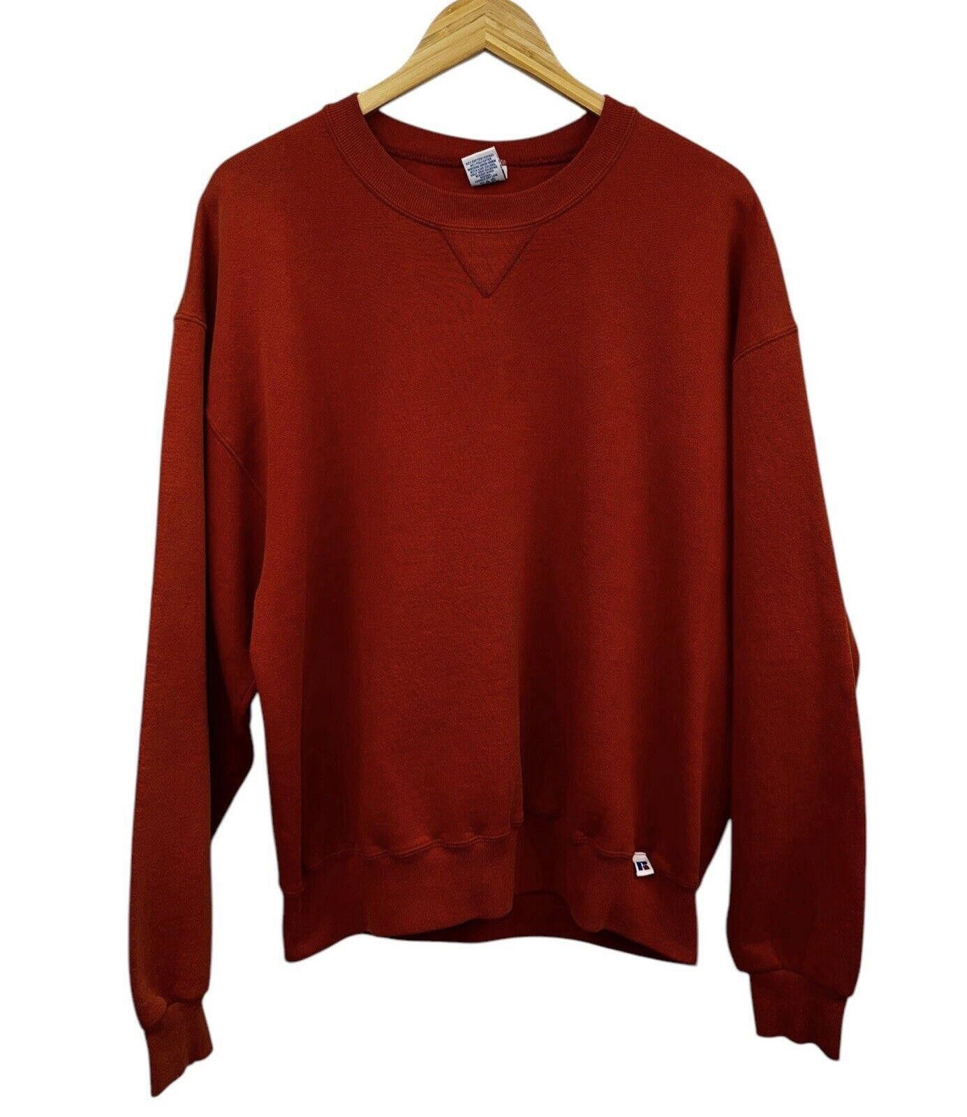 Russell Athletic Vintage Russell Athletic 90s Cherry Red Crewneck Sweater XL Size US 36 / EU 52 - 1 Thumbnail