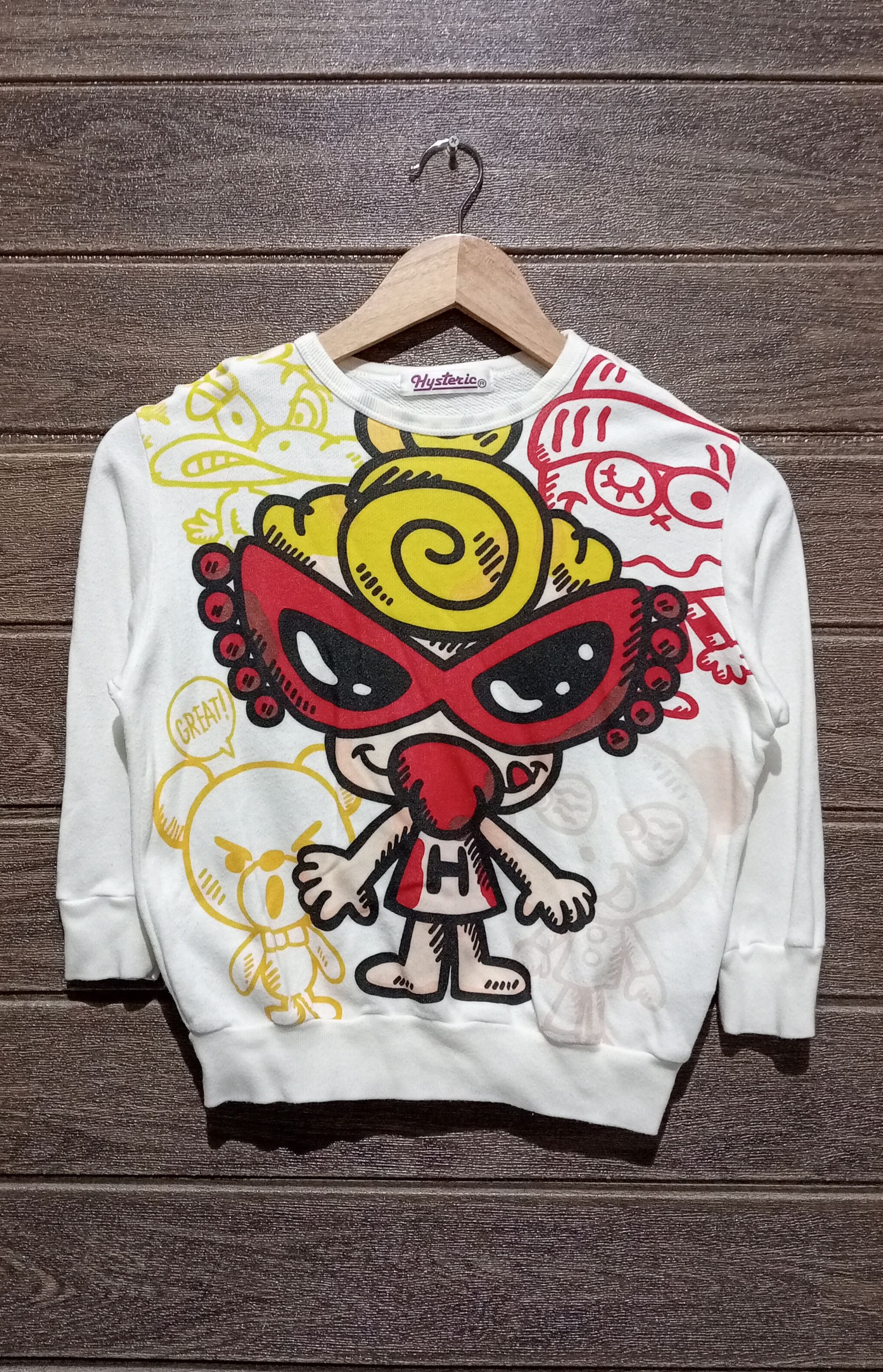 Hysteric Glamour Hysteric Glamour Mini Crewneck Sweatshirt (4/5 Y.O) Size US XXS / EU 40 - 1 Thumbnail