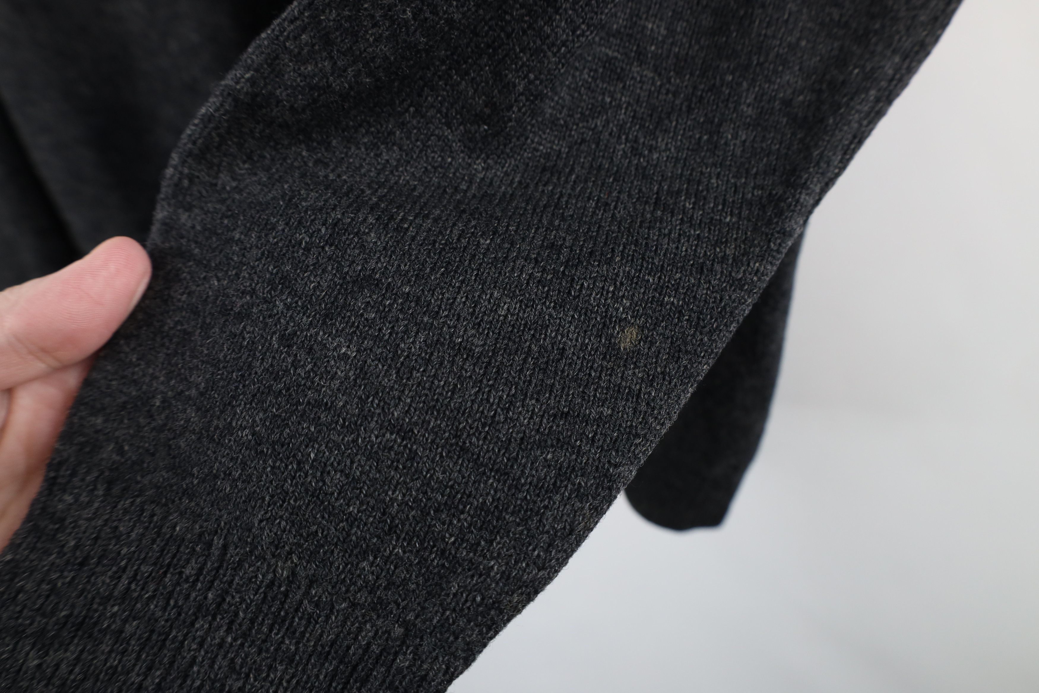 Vintage Vintage 40s 50s Rockabilly Lambswool Cardigan Sweater Gray Size US L / EU 52-54 / 3 - 7 Thumbnail