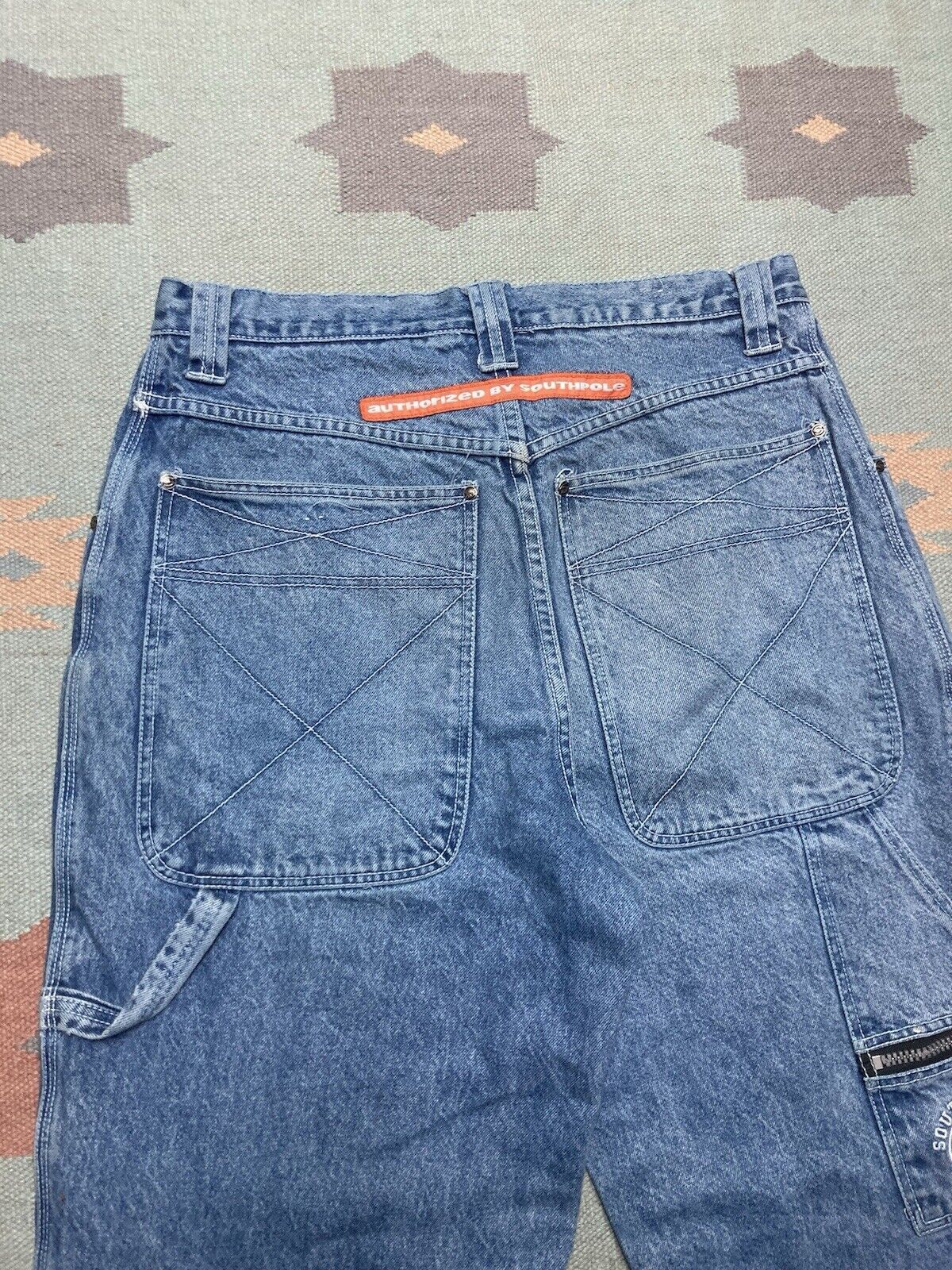 Southpole × Vintage VTG y2k baggy jeans southpole carpenter JNCO skater 35x32 Size US 35 - 4 Thumbnail