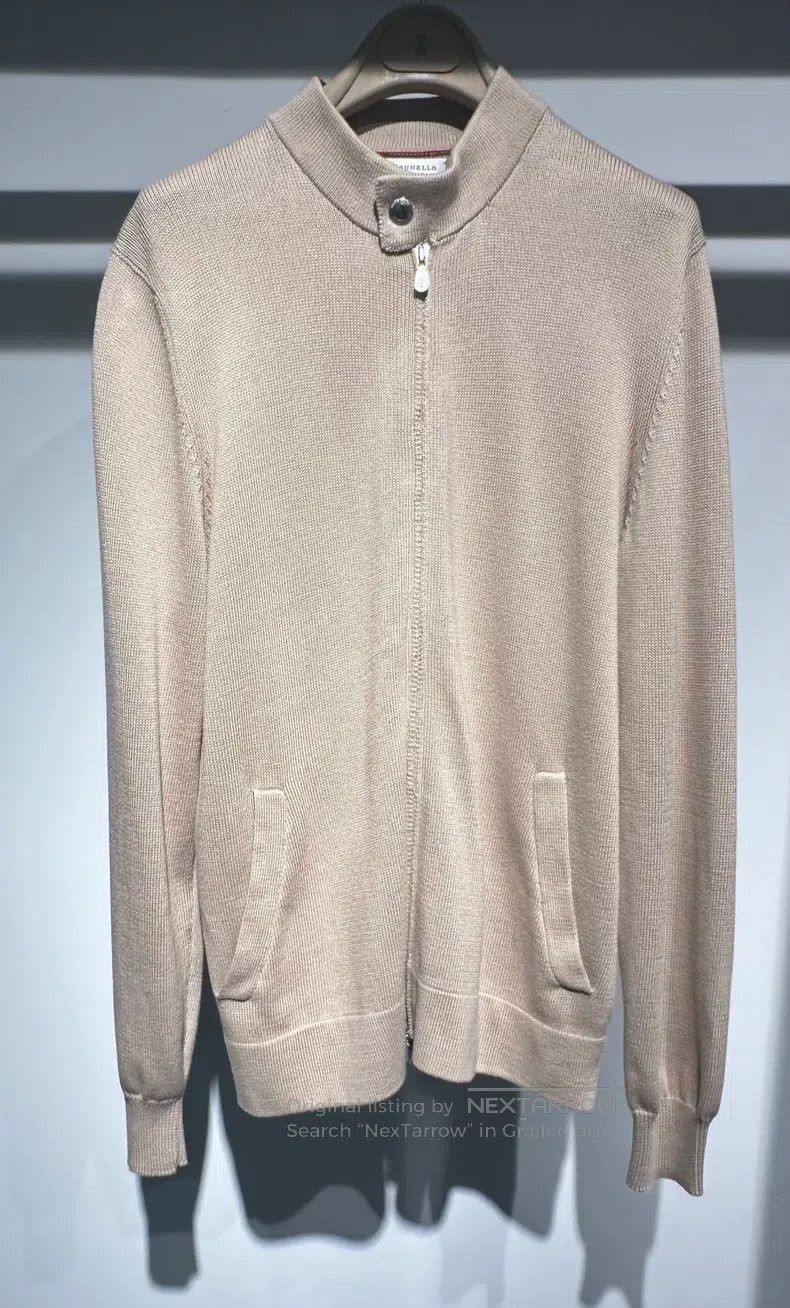 Brunello Cucinelli Brunello Cucinelli Men's Zip Knit Cardigan Size US M / EU 48-50 / 2 - 1 Thumbnail