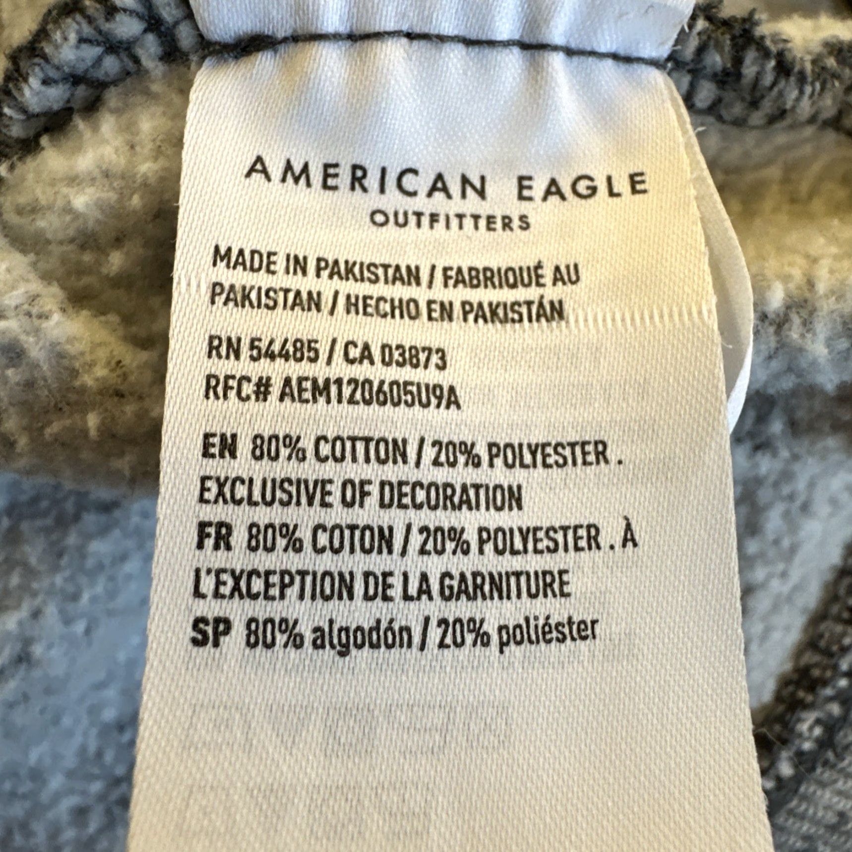 Vintage American Eagle Hoodie Large Men Gray Logo Pullover Super Soft Sweatshirt Casual Size US L / EU 52-54 / 3 - 7 Thumbnail