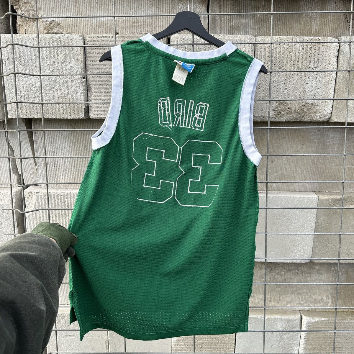 Adidas Vintage 80s Boston Celtics #33 Larry Bird NBA Jersey 1985 86 Size US M / EU 48-50 / 2 - 13 Thumbnail