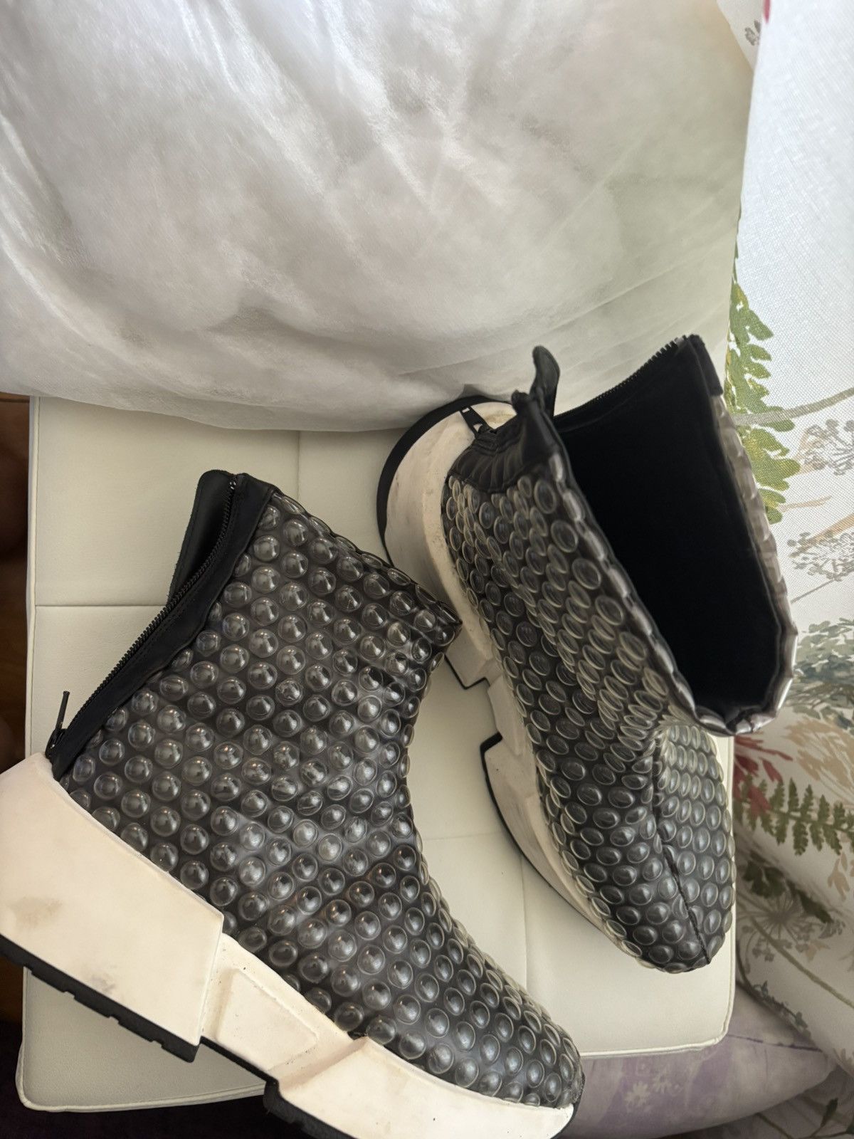 Maison Margiela MM6 Maison Margiela, bubble wrap ankle boots Size US 8 / IT 38 - 2 Thumbnail