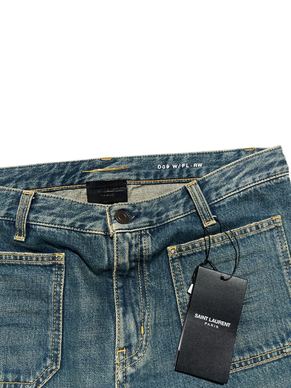 Hedi Slimane × Saint Laurent Paris SS15 Saint Laurent Paris Hedi Slimane D09 Flared Jeans Size 30" / US 8 / IT 44 - 6 Thumbnail