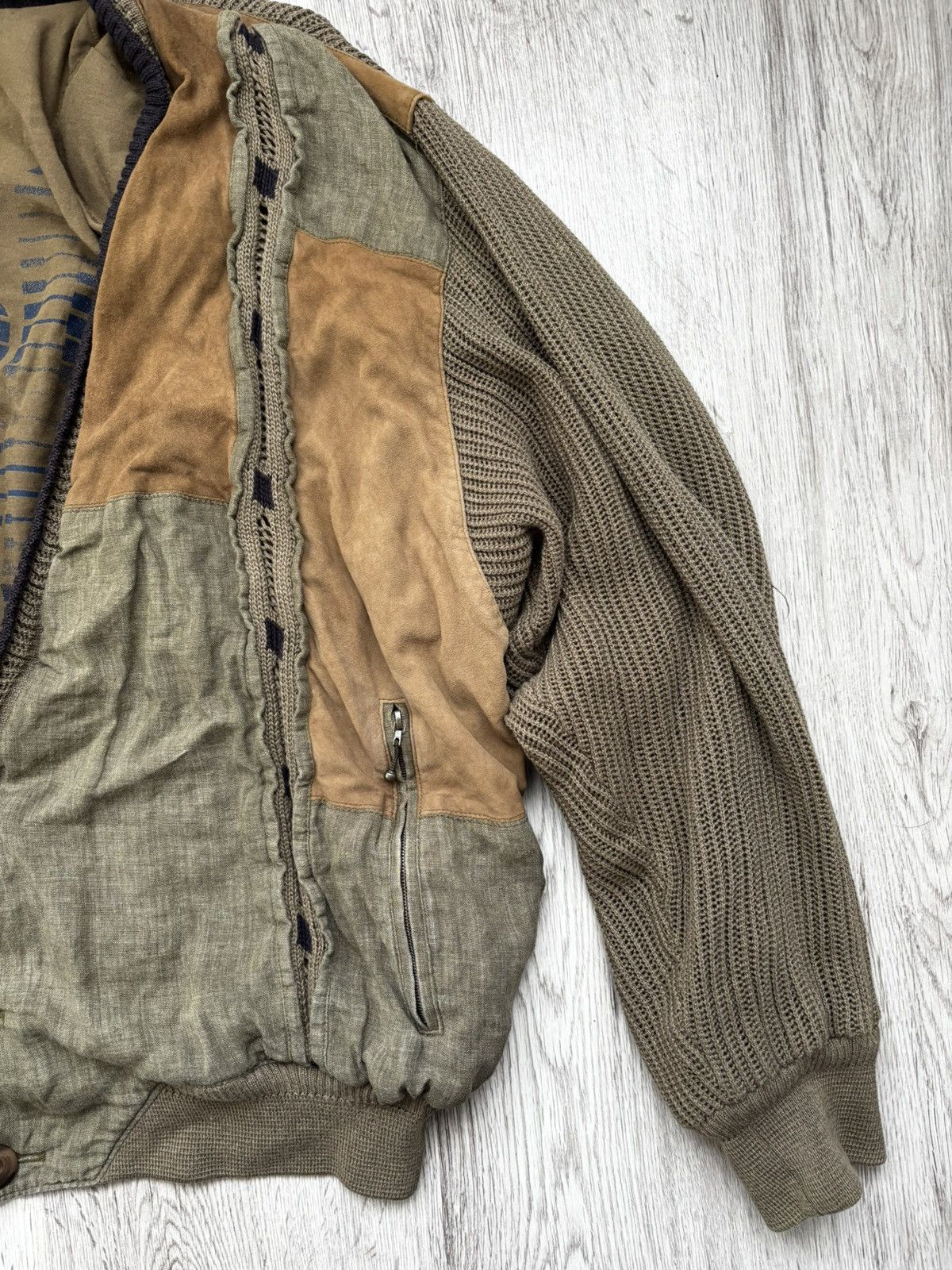 Other Vintage 90s Italian Designer Jacket RIRI Swiss Hardware Size US L / EU 52-54 / 3 - 2 Thumbnail