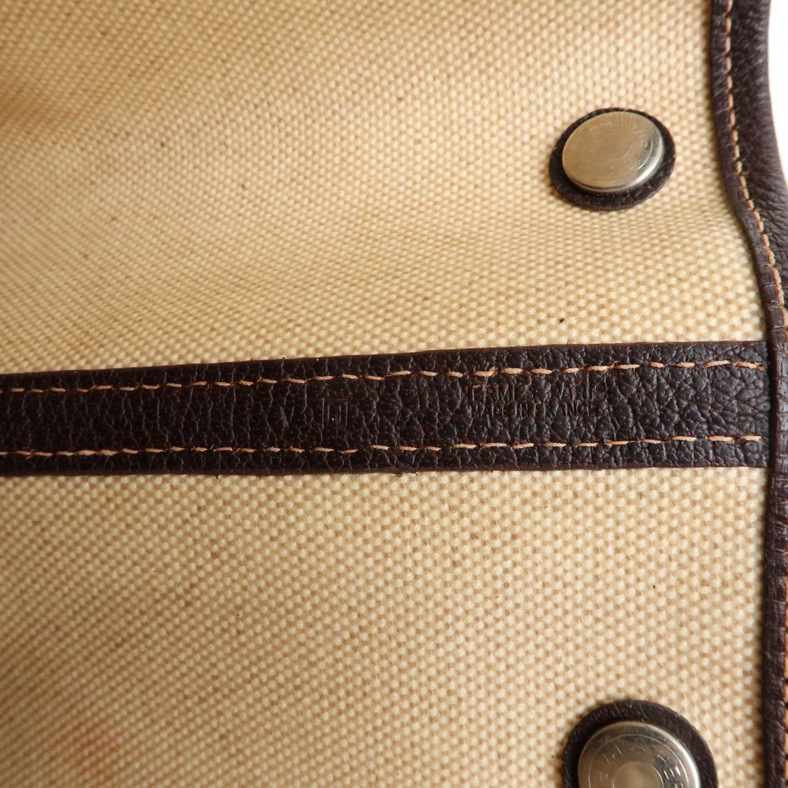 Hermes Hermes Garden Party PM Canvas Tote Cream Size ONE SIZE - 8 Thumbnail